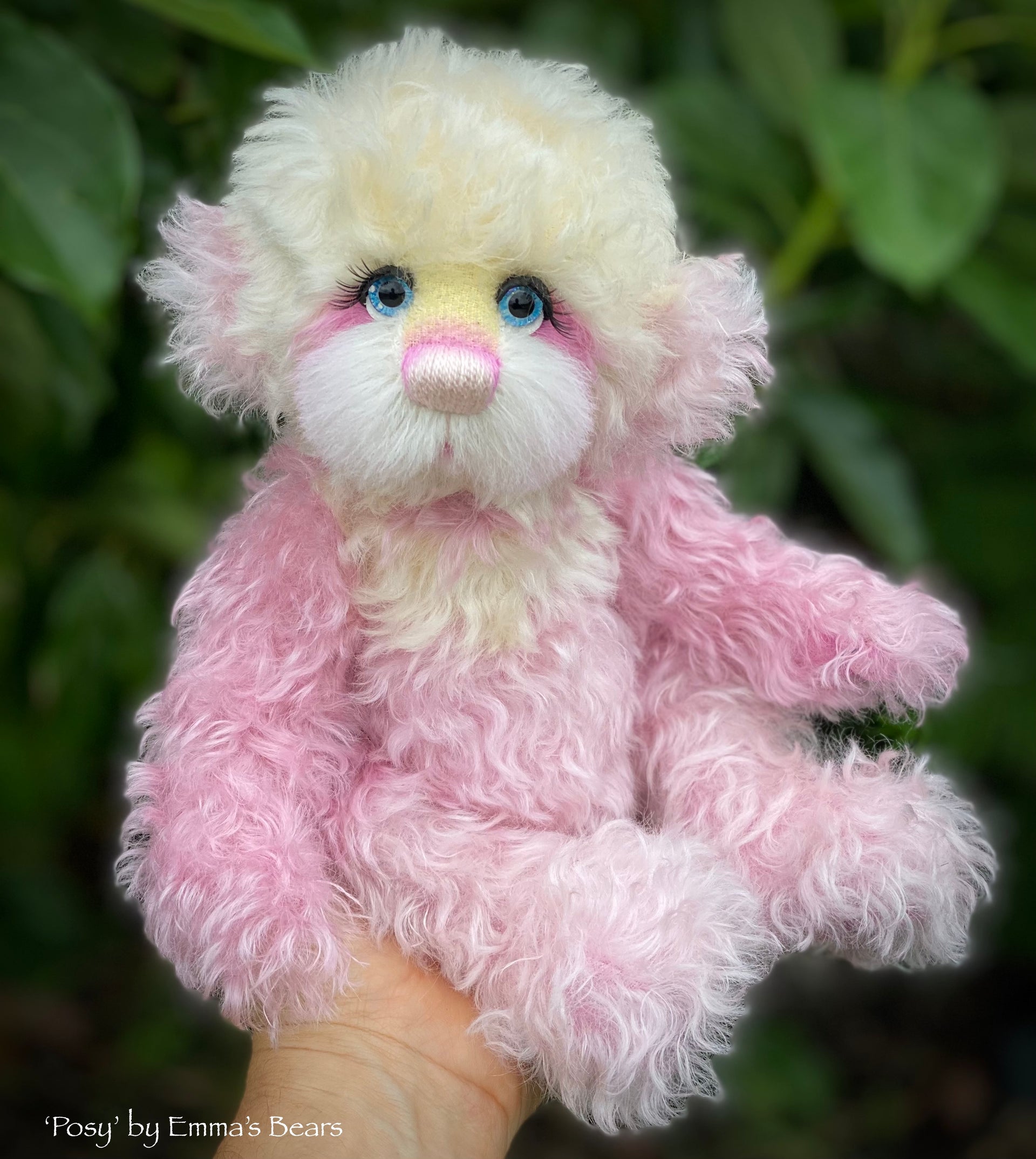 Posy - 12" Mohair and Alpaca artist bear by Emma's Bears - OOAK