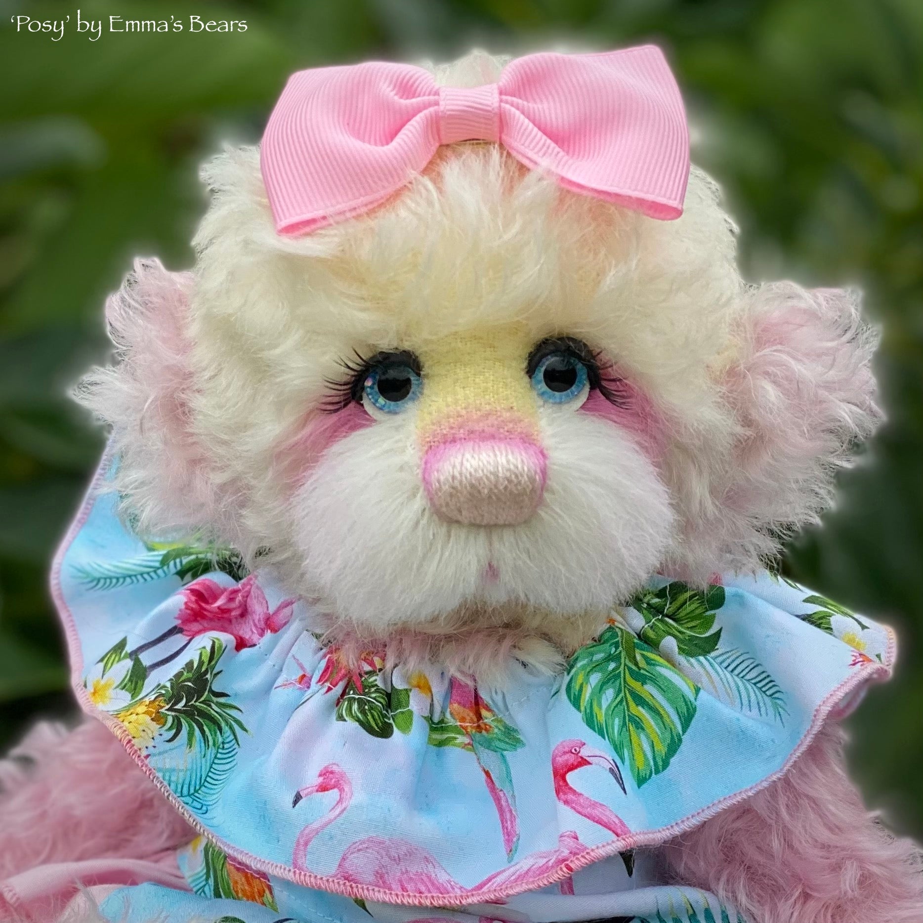 Posy - 12" Mohair and Alpaca artist bear by Emma's Bears - OOAK