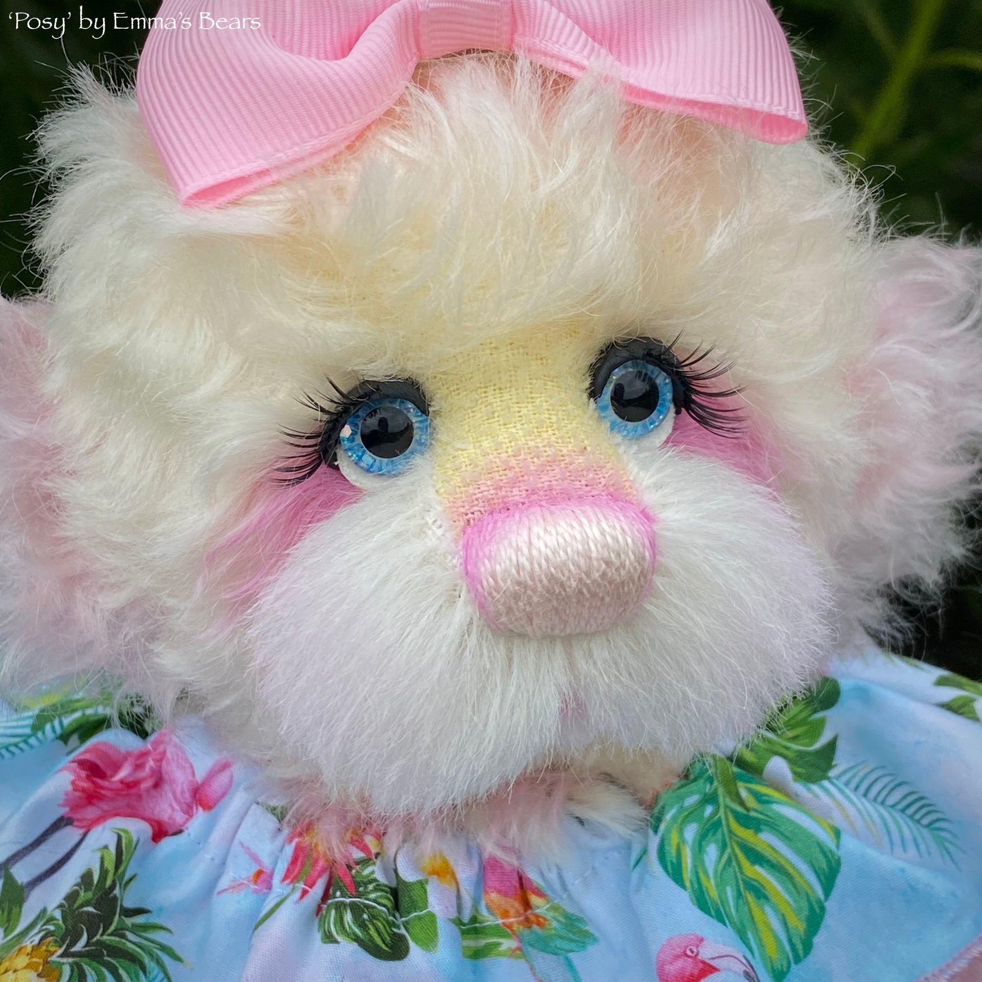 Posy - 12" Mohair and Alpaca artist bear by Emma's Bears - OOAK