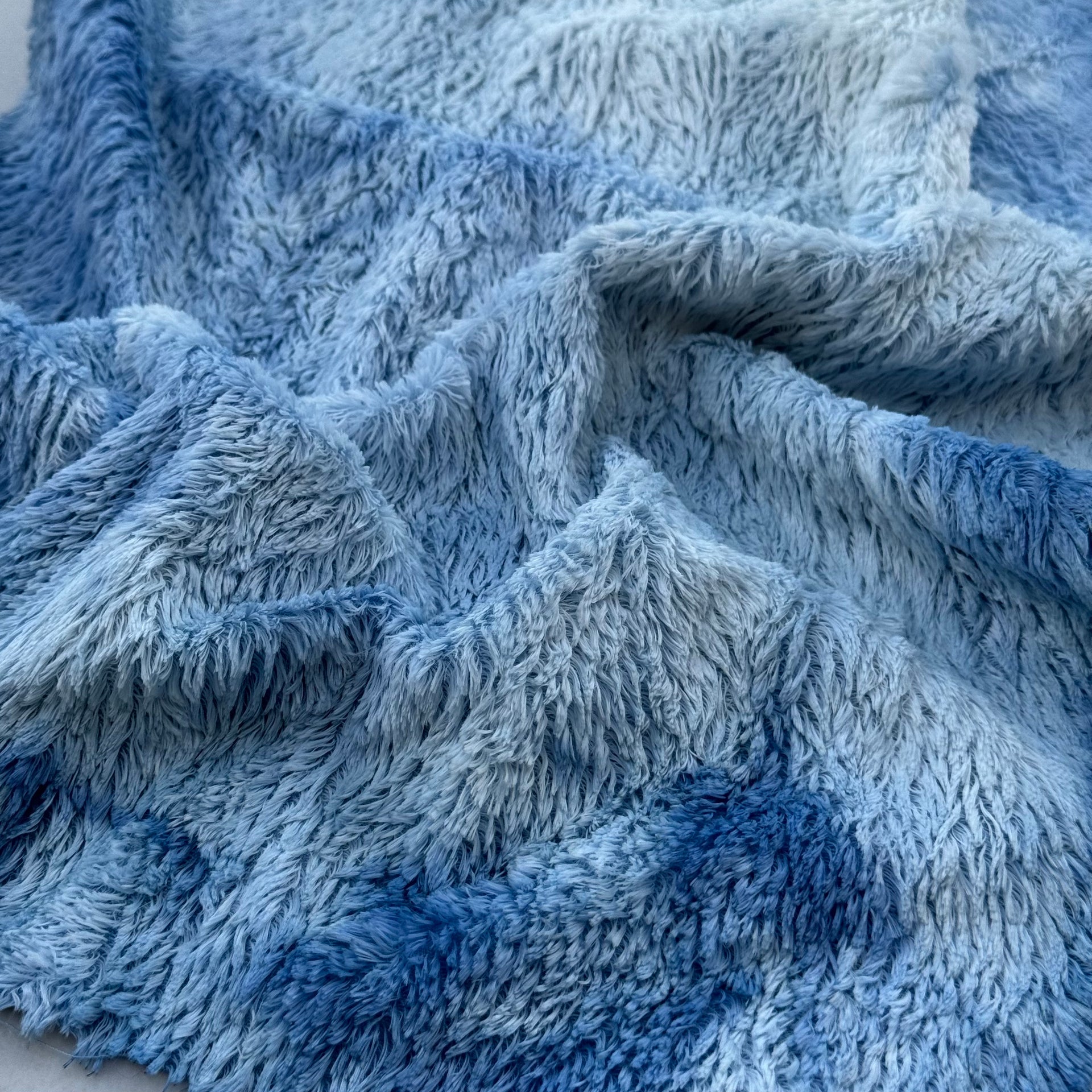 Standard Viscose - Hand Dyed Denim Batik - Fat 1/8m - JUL006