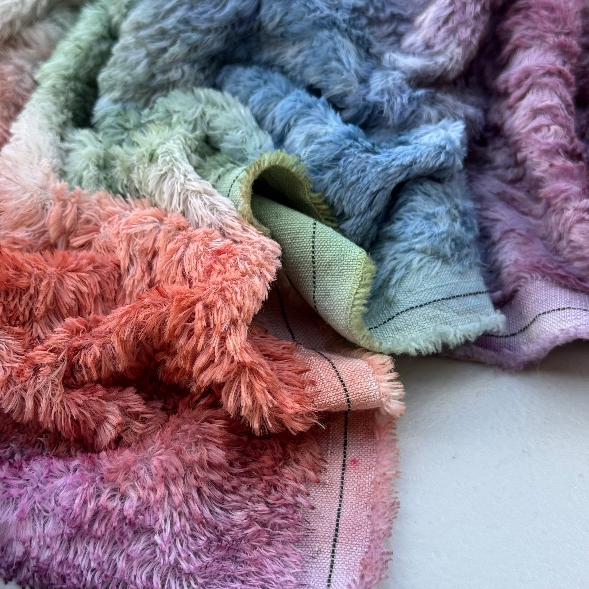 Standard Viscose - Hand Dyed Smokey Sunrise - Fat 1/8m - JUL008