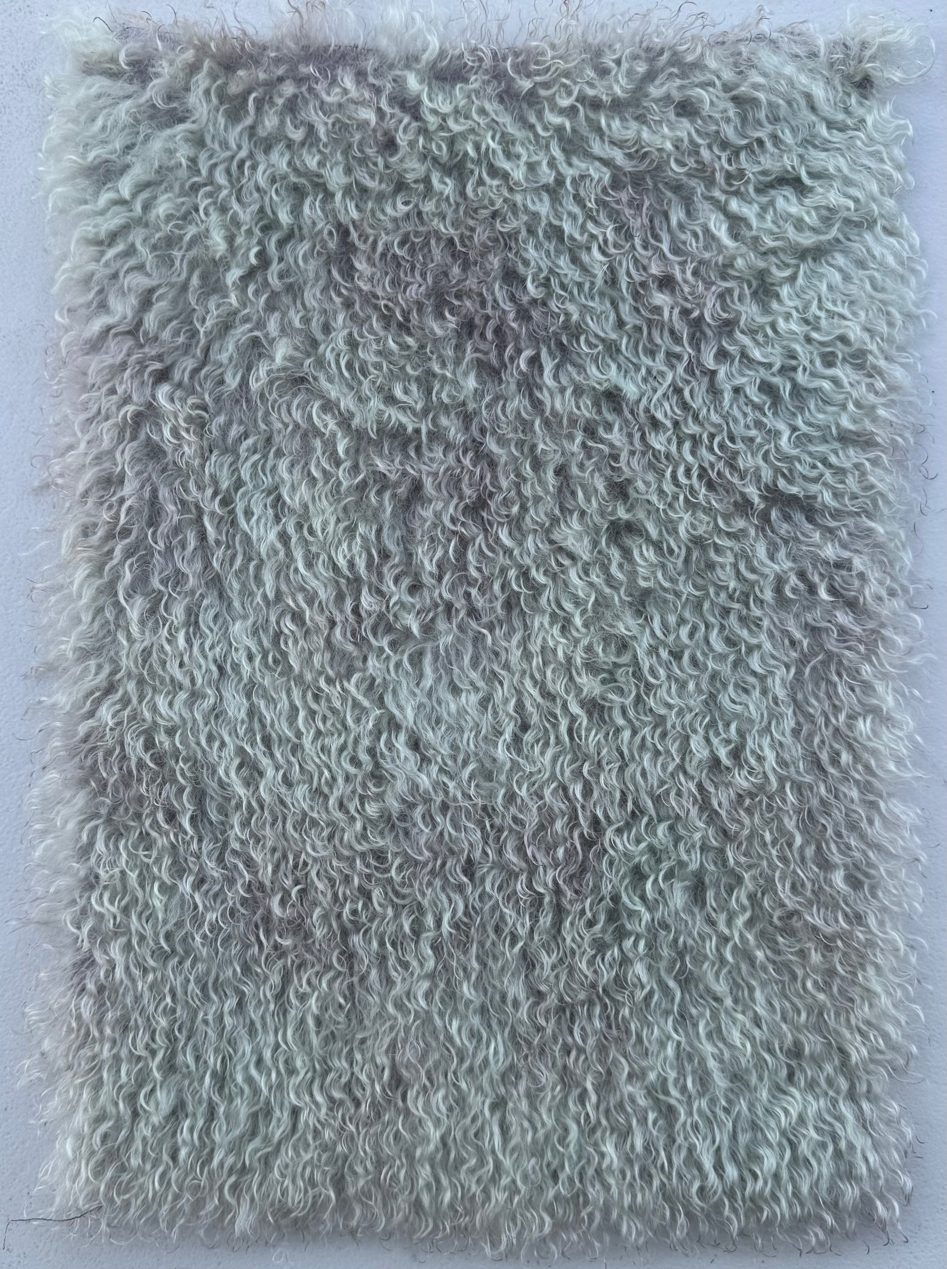Curlylocks Mohair - Hand Dyed Violet Sage Batik - Fat 1/8m - JUL022