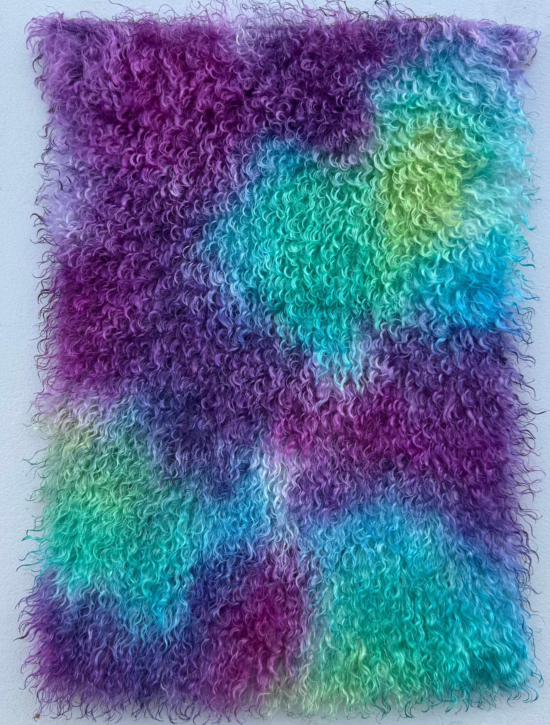 Curlylocks Mohair - Hand Dyed Fairy Kisses - Fat 1/8m - JUL025