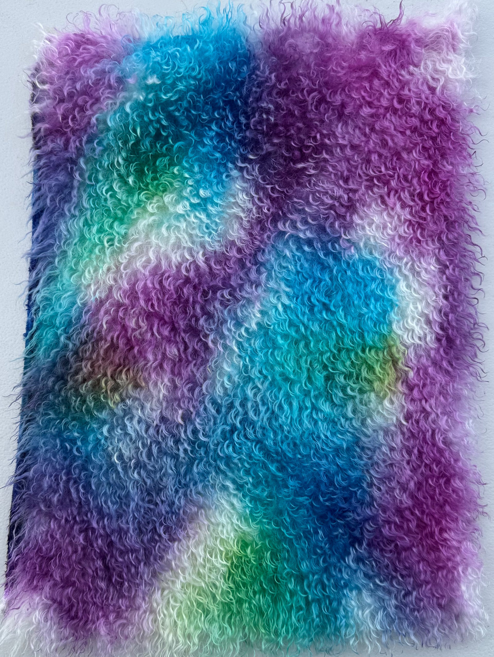 Curlylocks Mohair - Hand Dyed Enchanted - Fat 1/8m - JUL030