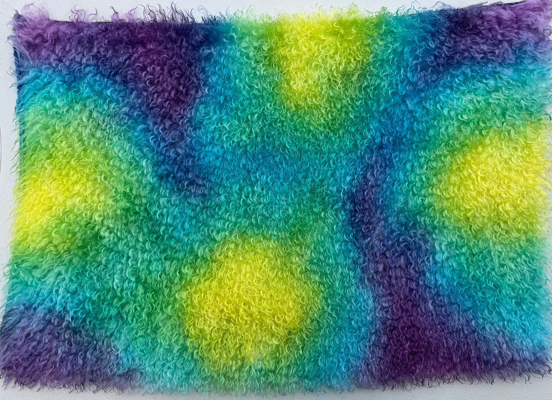 Curlylocks Mohair - Hand Dyed Cool Waters - Fat 1/4m - JUL035