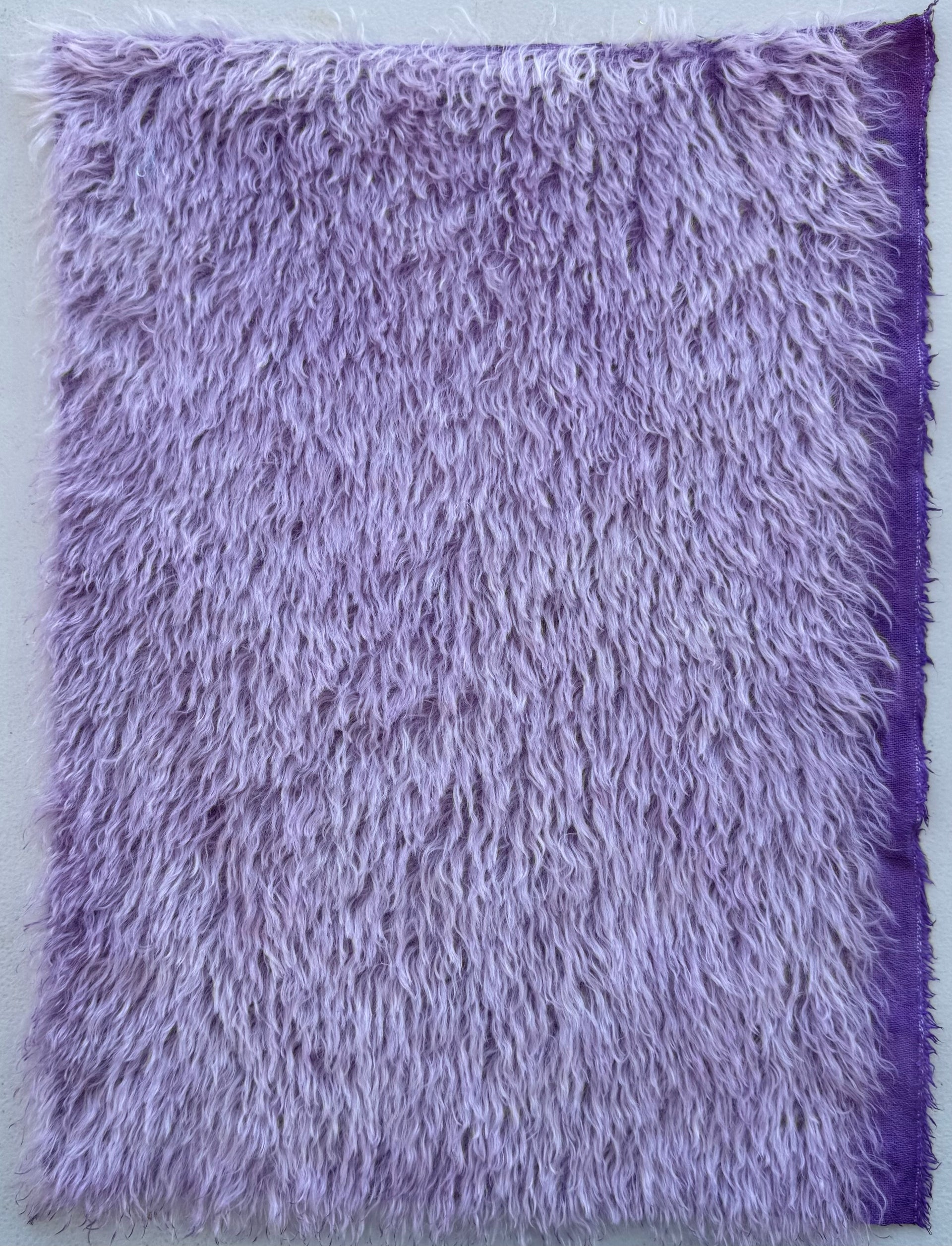 Shaggy 23mm Mohair - Hand Dyed Lilac - Fat 1/8m - JUL076