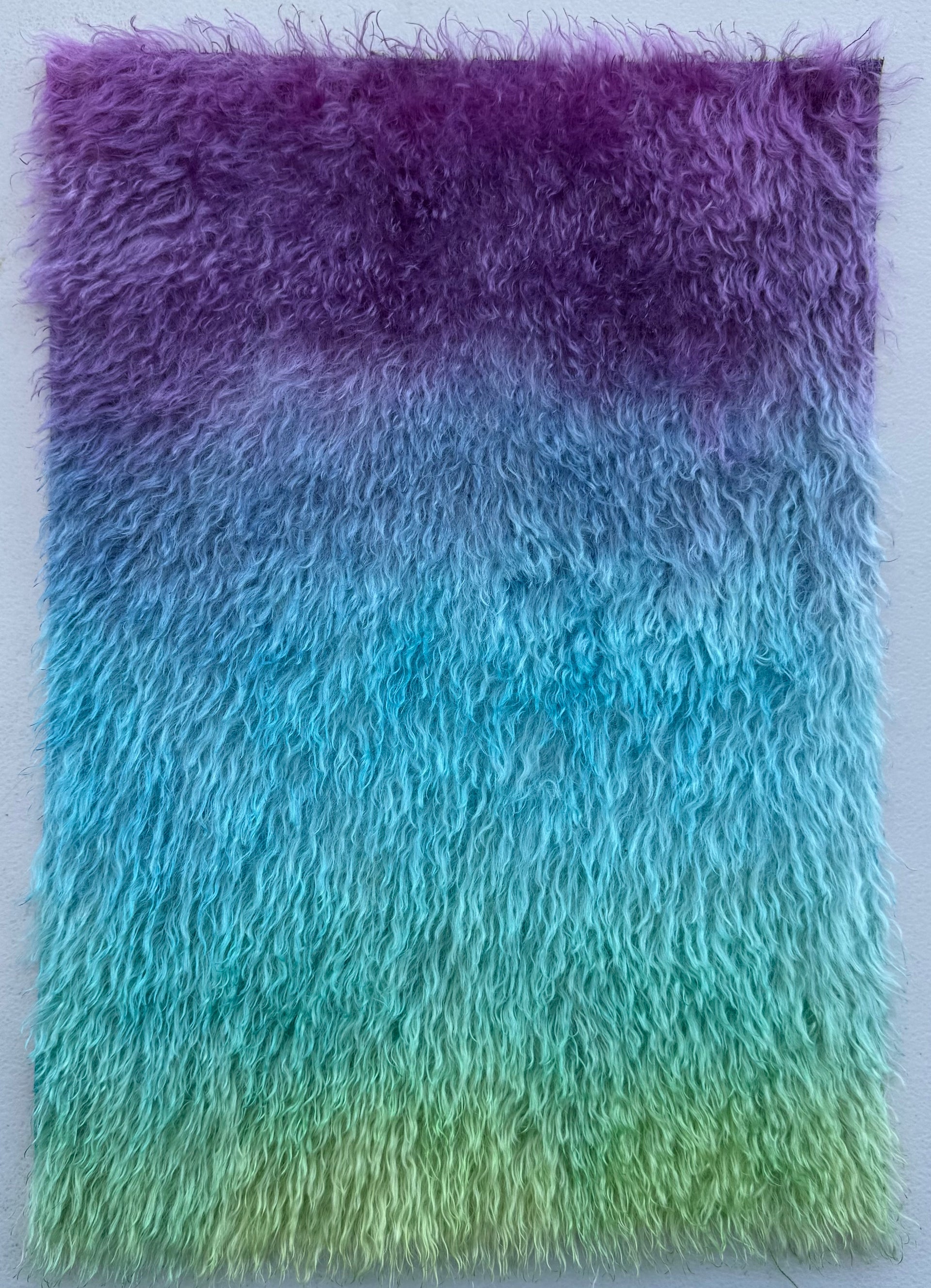 Shaggy 23mm Mohair - Hand Dyed Cool Waters - Fat 1/8m - JUL079