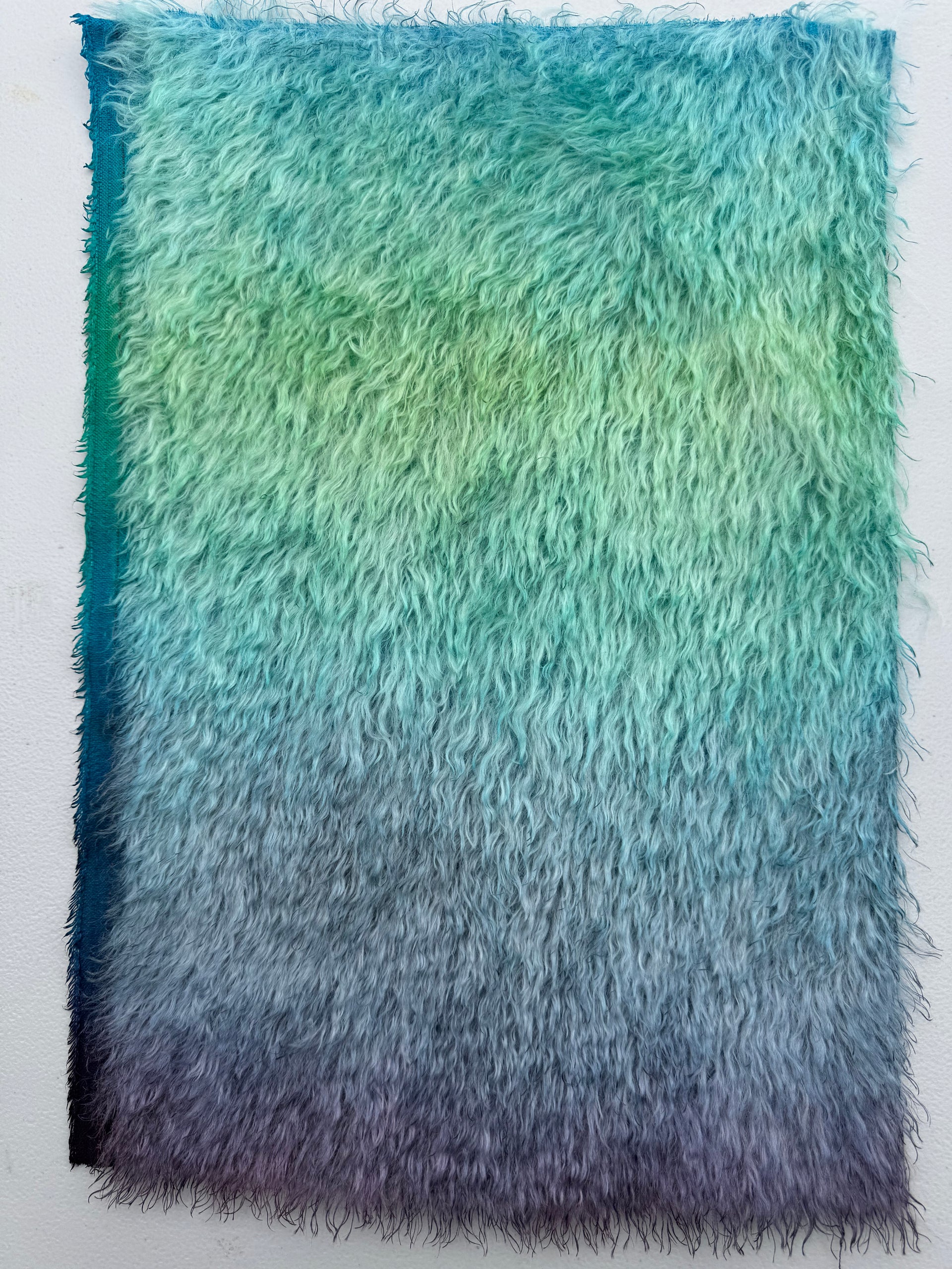 Shaggy 23mm Mohair - Hand Dyed Lagoon - Fat 1/8m - JUL082