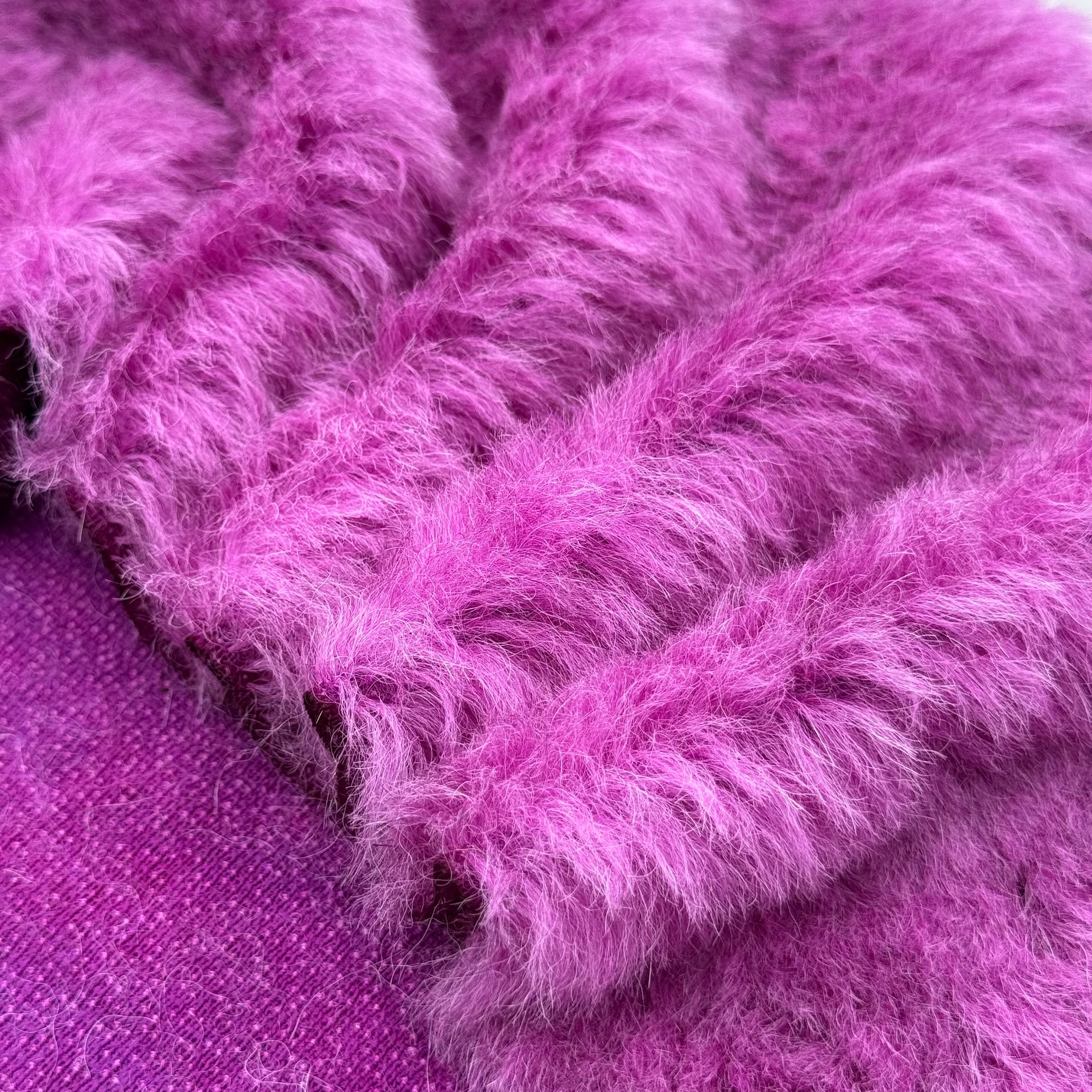 Medium Alpaca - Hand Dyed Deepest Orchid - Fat 1/8m - JUL093