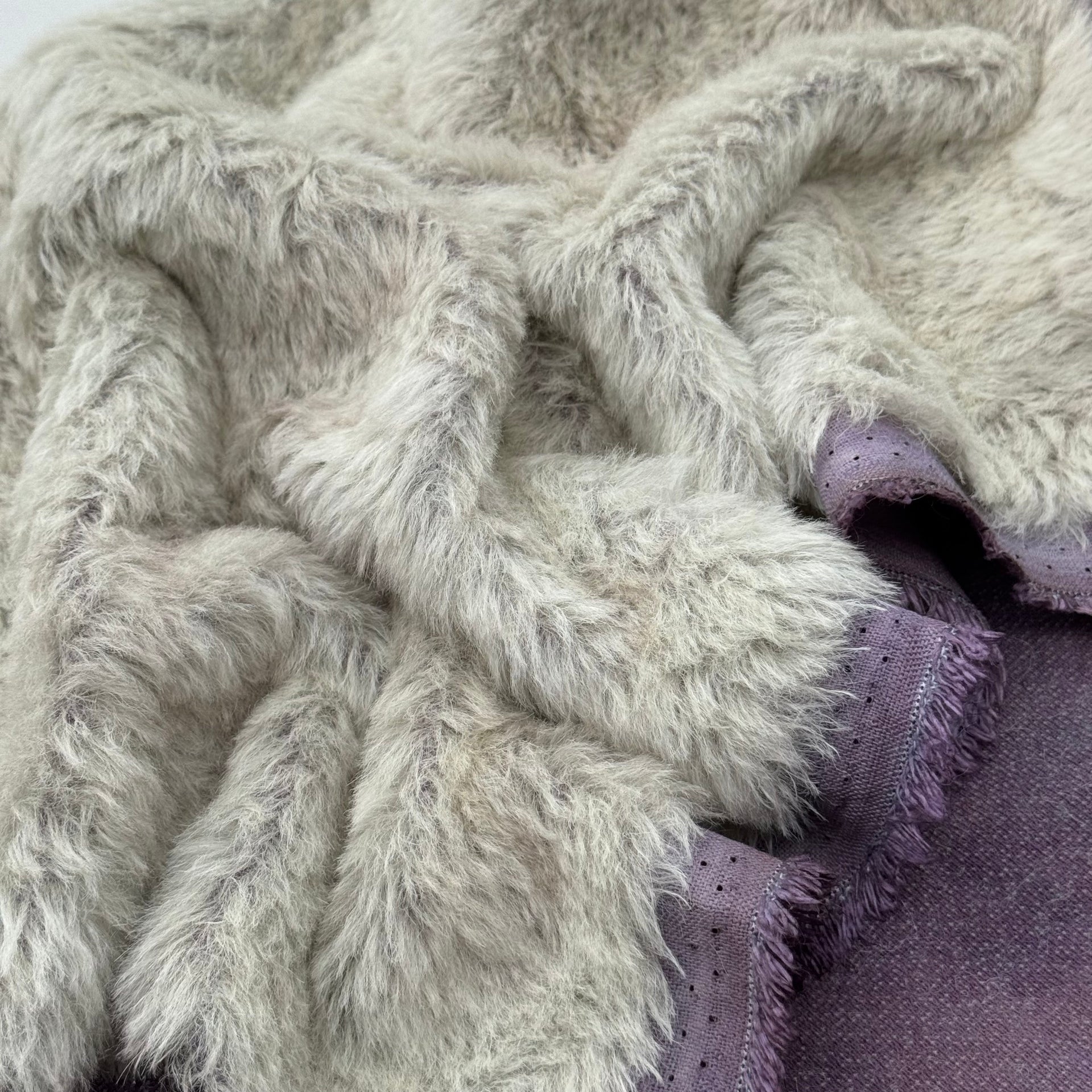 Medium Alpaca - Hand Dyed Stormy Sage Heather - Fat 1/4m - JUL109