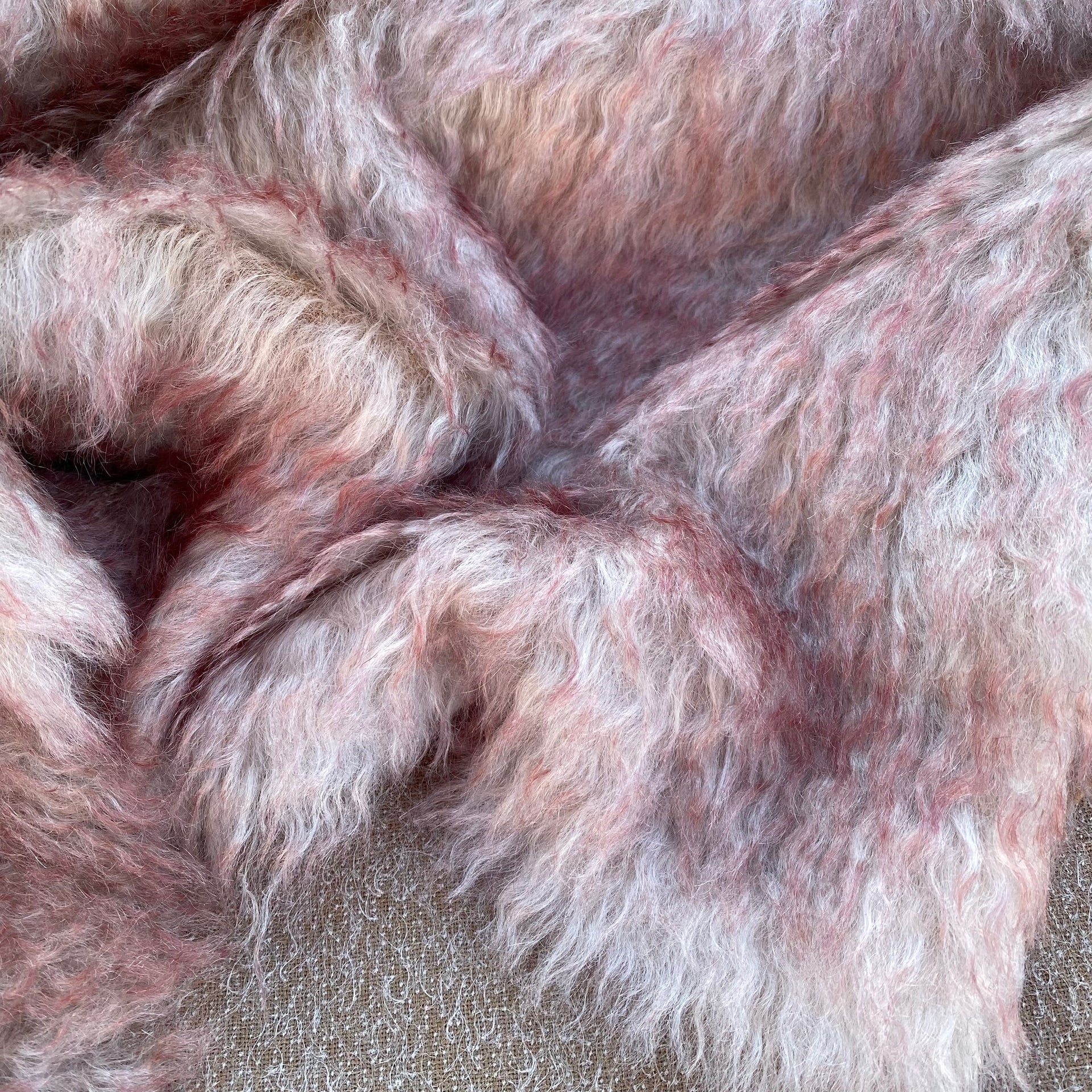 LIMITED Sage Rouge Batik - 40mm Curlylocks Mohair
