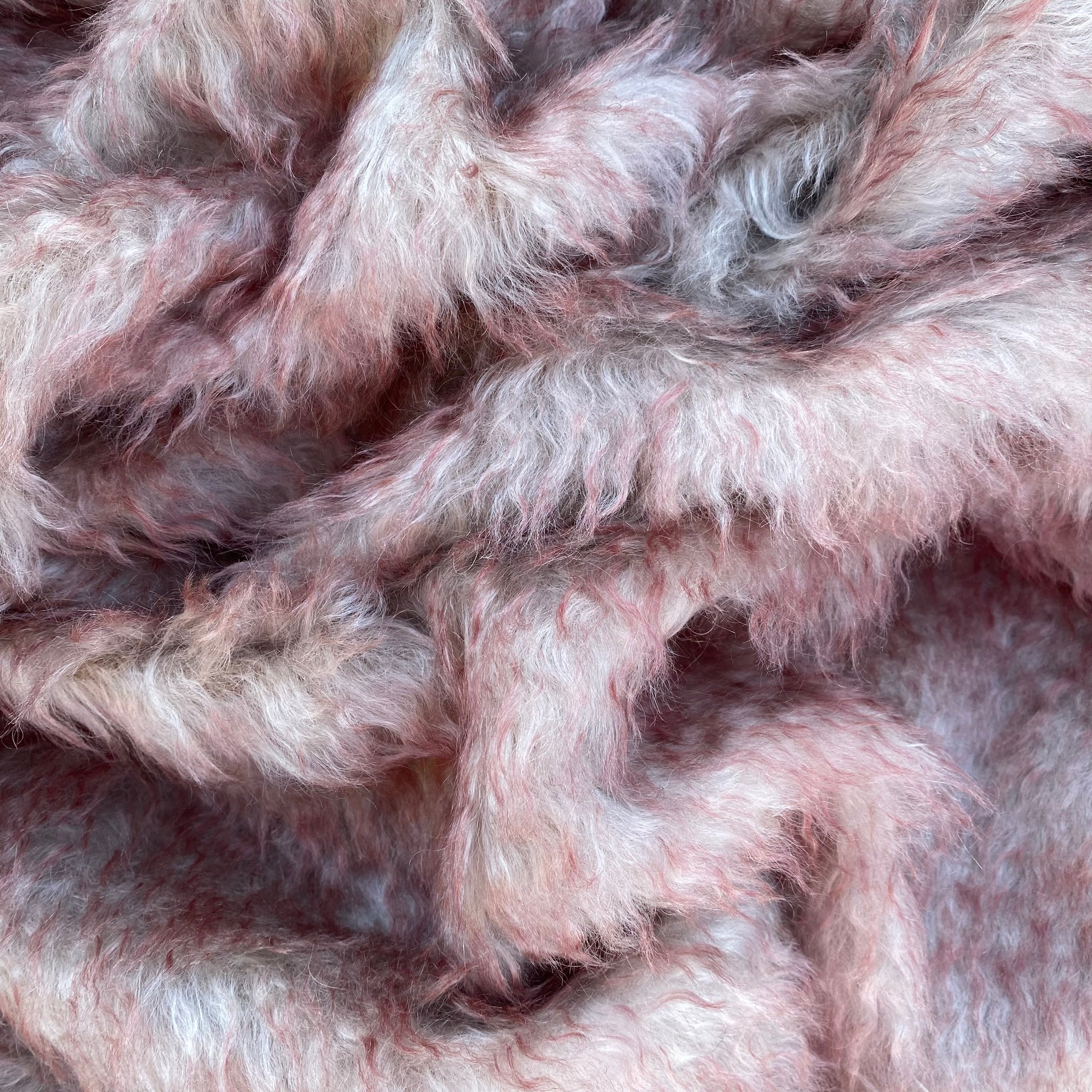 LIMITED Sage Rouge Batik - 40mm Curlylocks Mohair