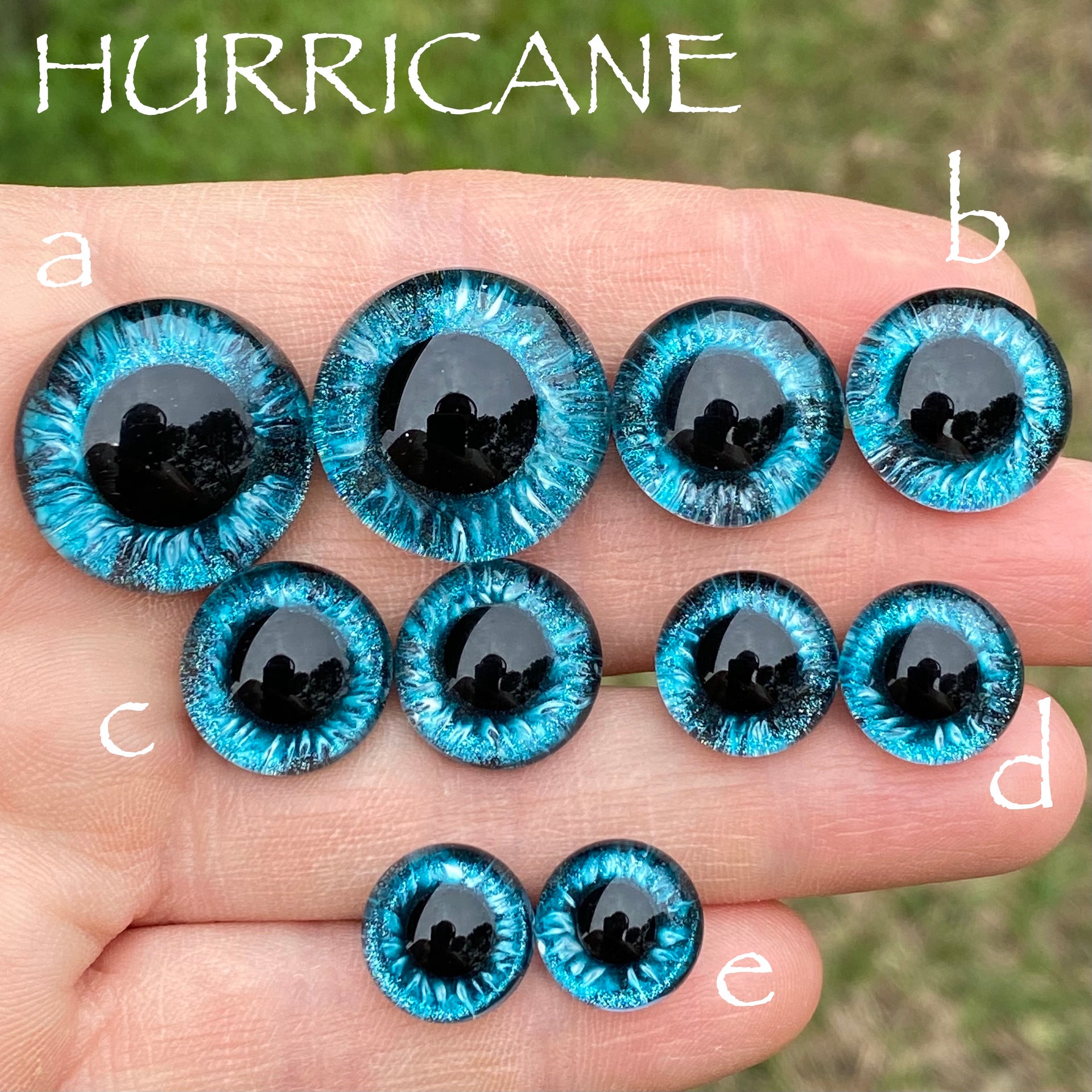 Hand Painted Eyes - Hurricane