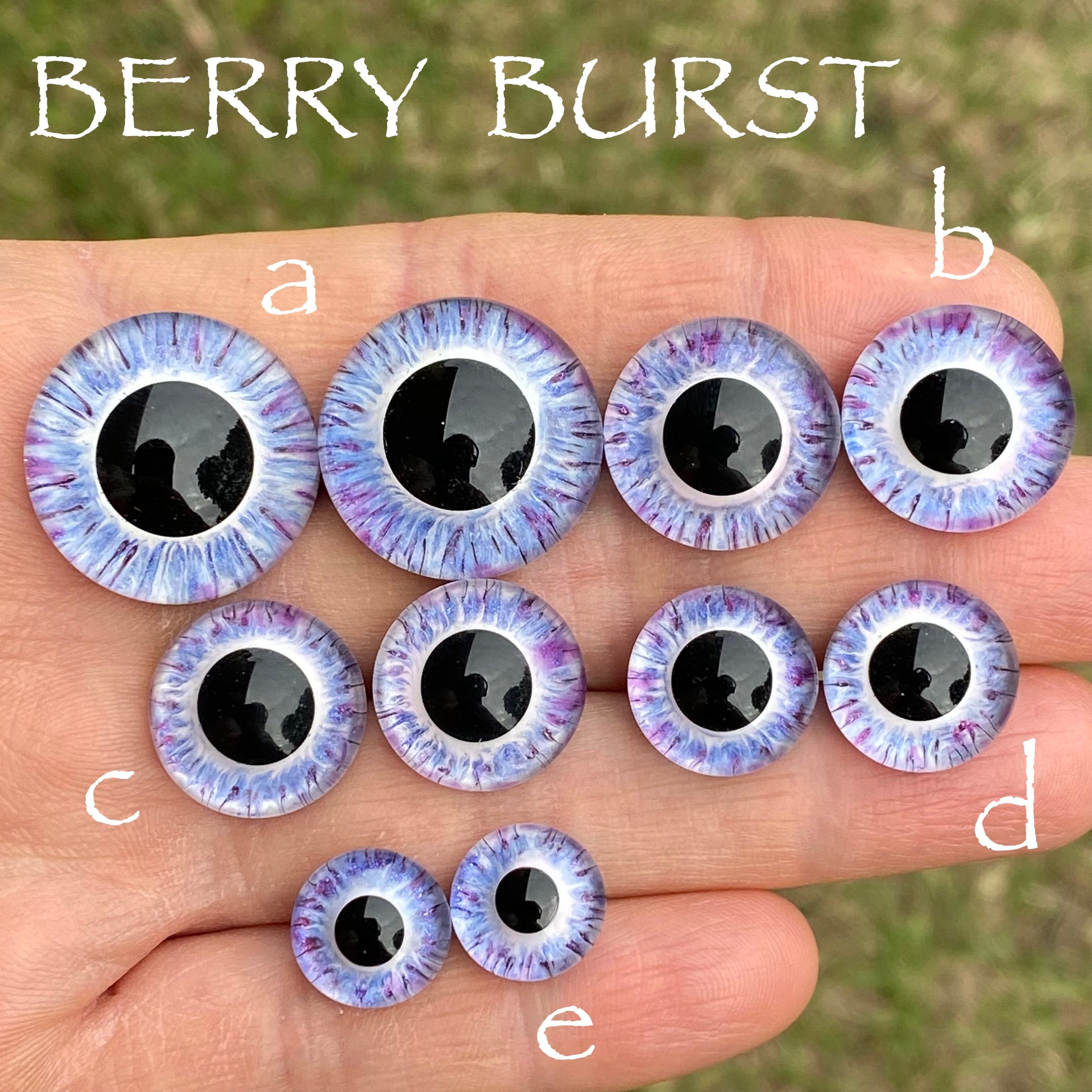 Hand Painted Eyes - Berry Burst