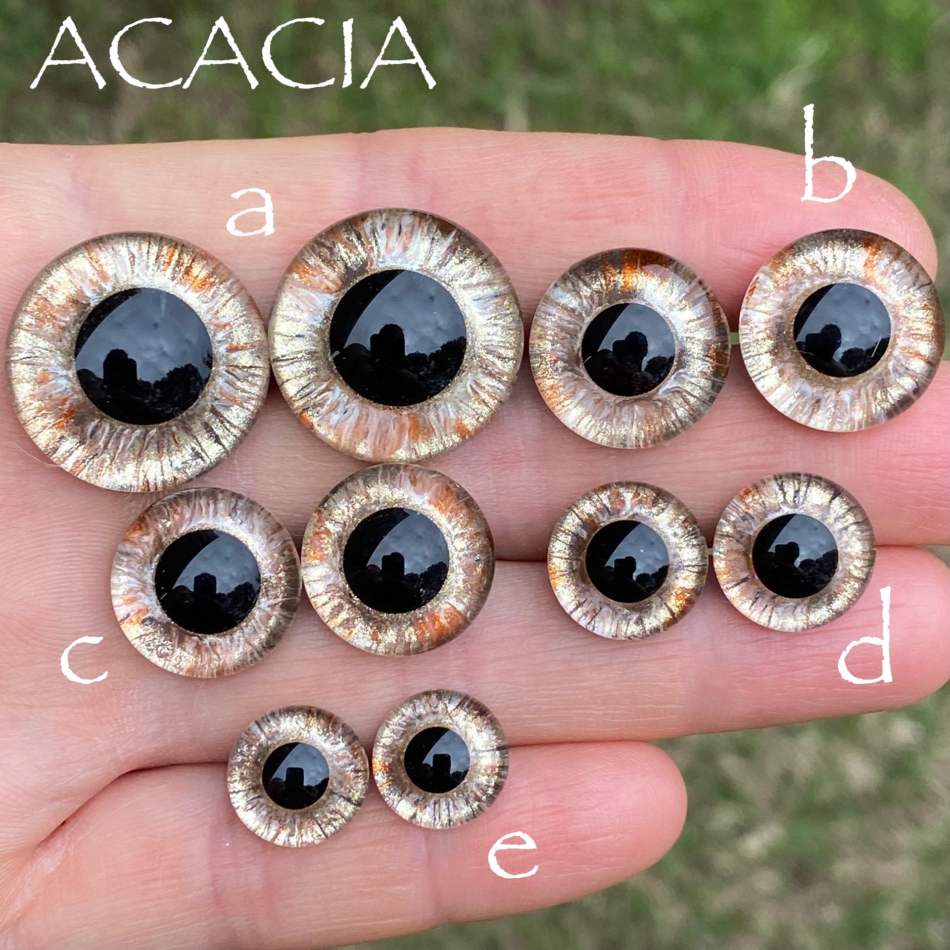 Hand Painted Eyes - Acacia