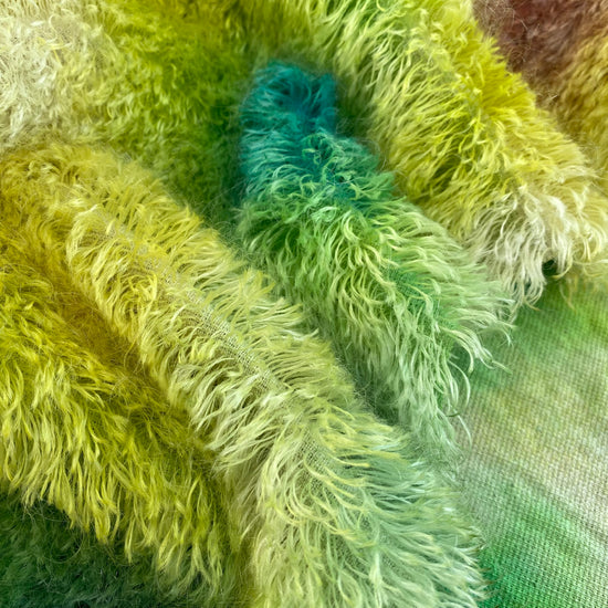Medium String Mohair - Hand Dyed Summer Garden - Fat 1/4m - MAR033