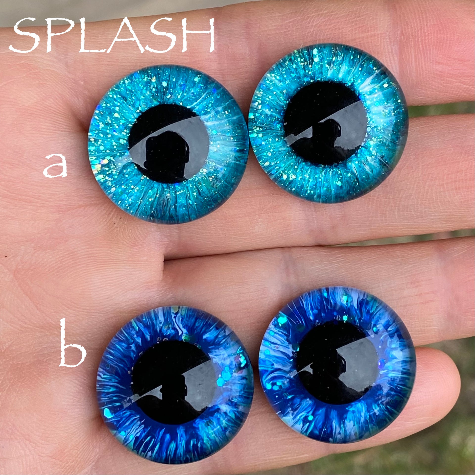 Hand Painted Eyes - Splash