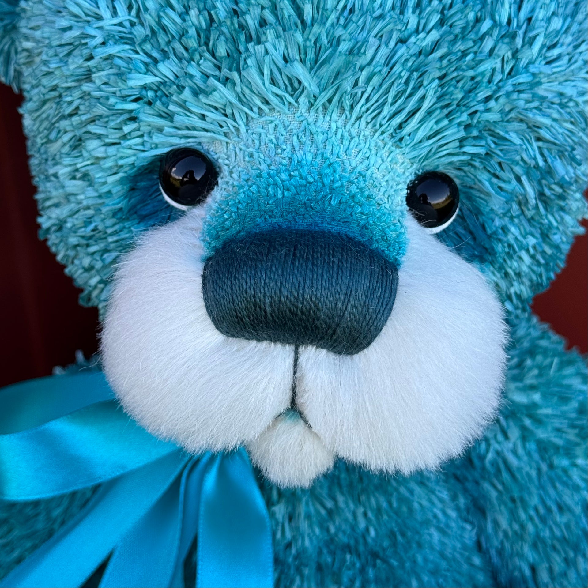 Tarragon - 17" Hand-dyed unique paper fur Artist Bear by Emma's Bears - OOAK