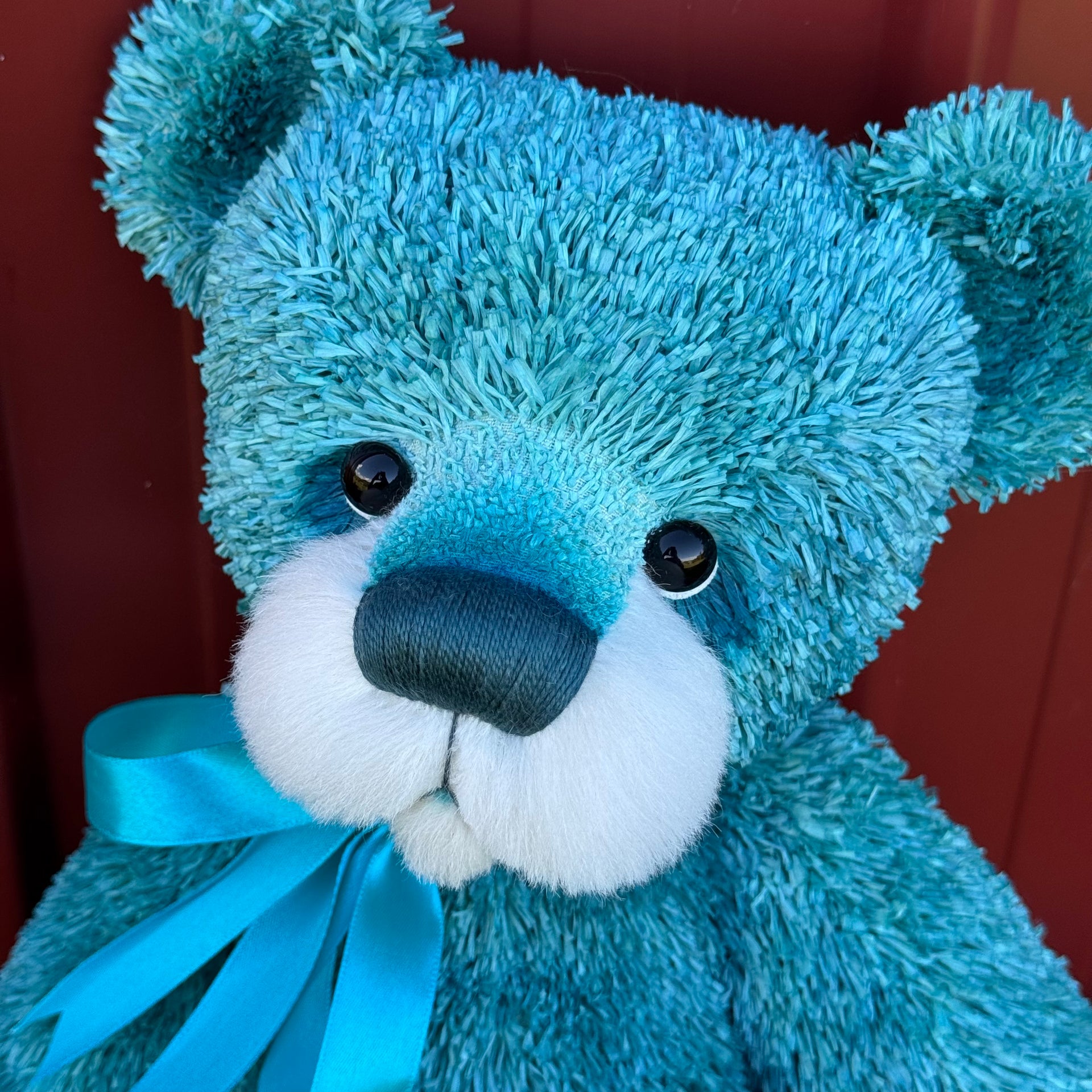 Tarragon - 17" Hand-dyed unique paper fur Artist Bear by Emma's Bears - OOAK
