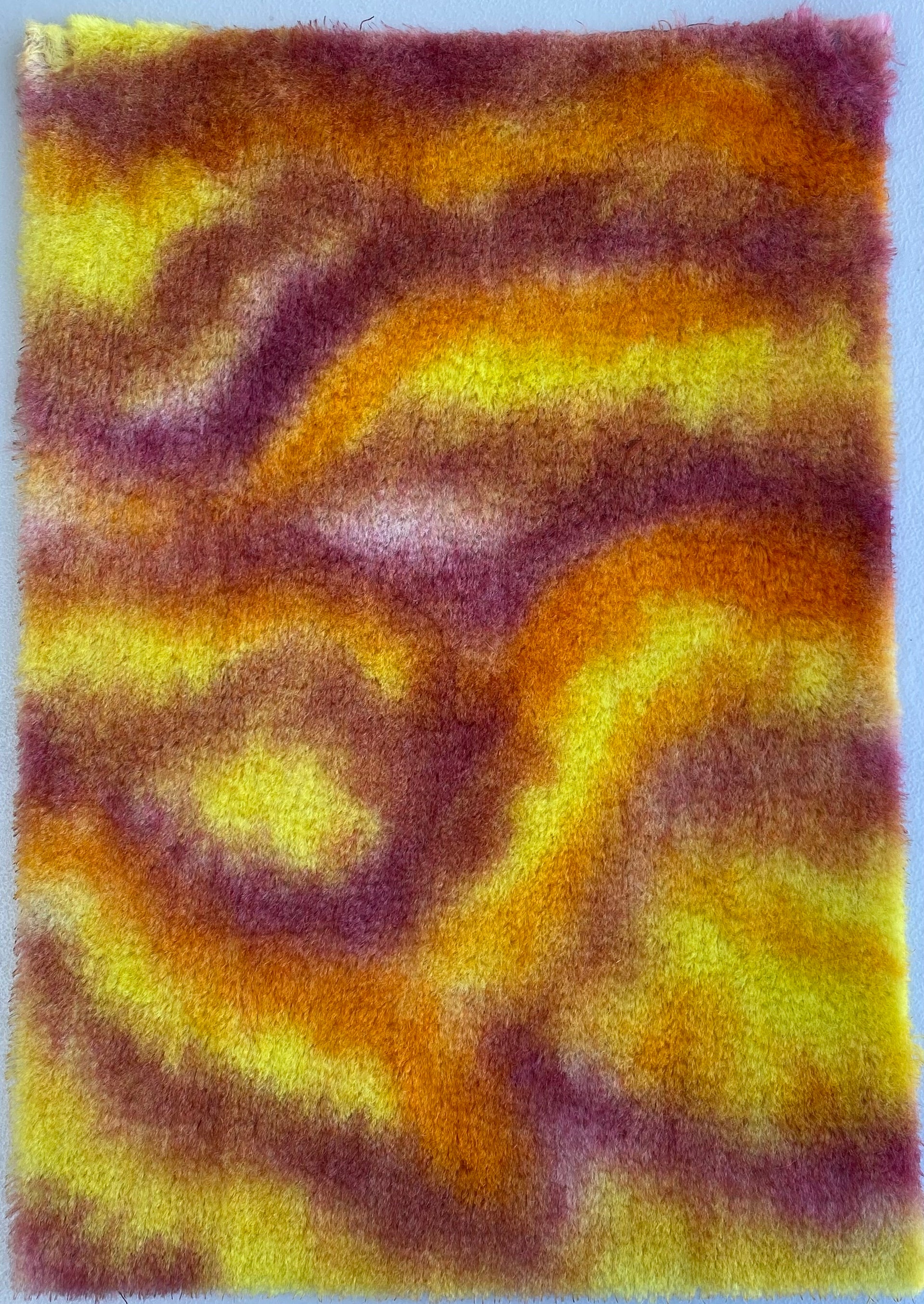 10mm Alpaca  - Hand Dyed Trippy - Fat 1/8m  - MAR083