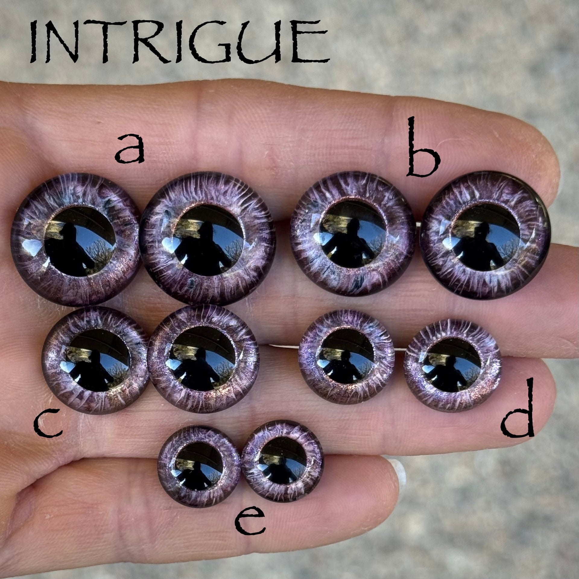 Hand Painted Eyes - Intrigue