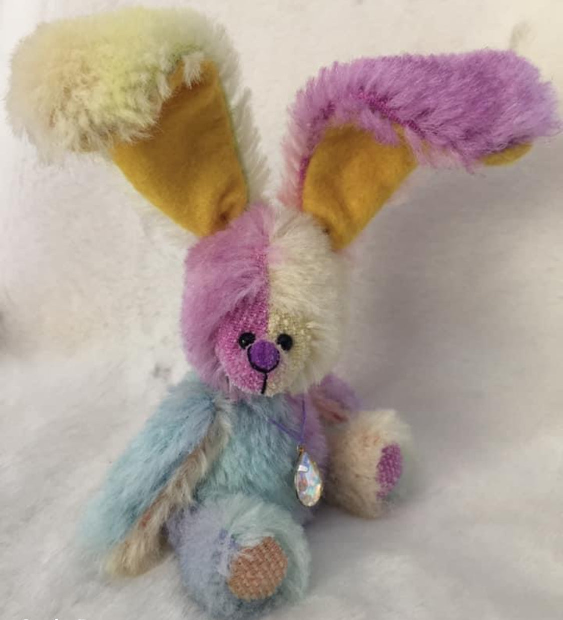 10mm Alpaca - Hand Dyed Enchanted Stream - Fat 1/8m - APR064