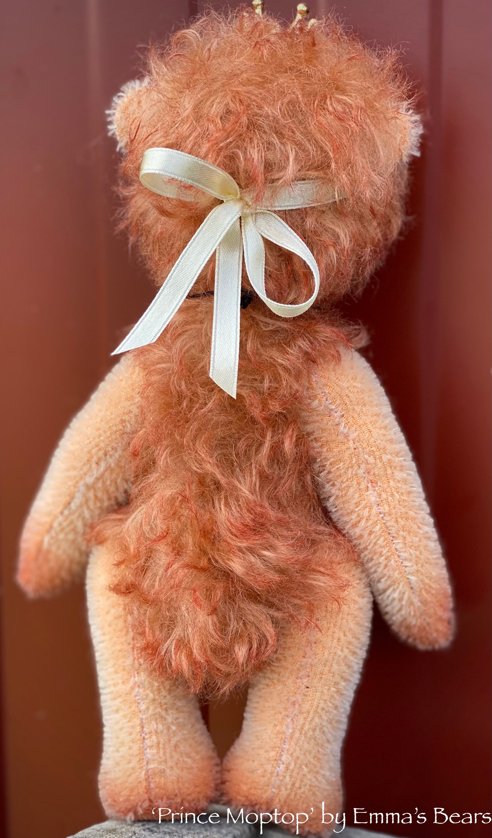 Prince Moptop - 8" Two Tone Mohair Artist Bear by Emma's Bears - OOAK