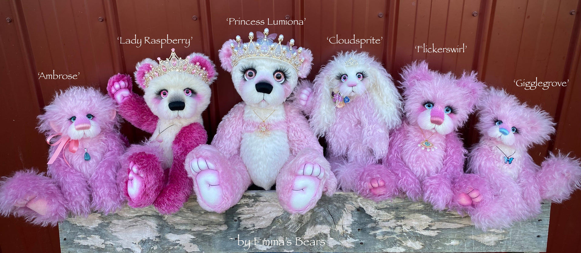 Princess Lumiona - 18" Hand-Dyed Mohair/Viscose blend Bear by Emma's Bears - OOAK