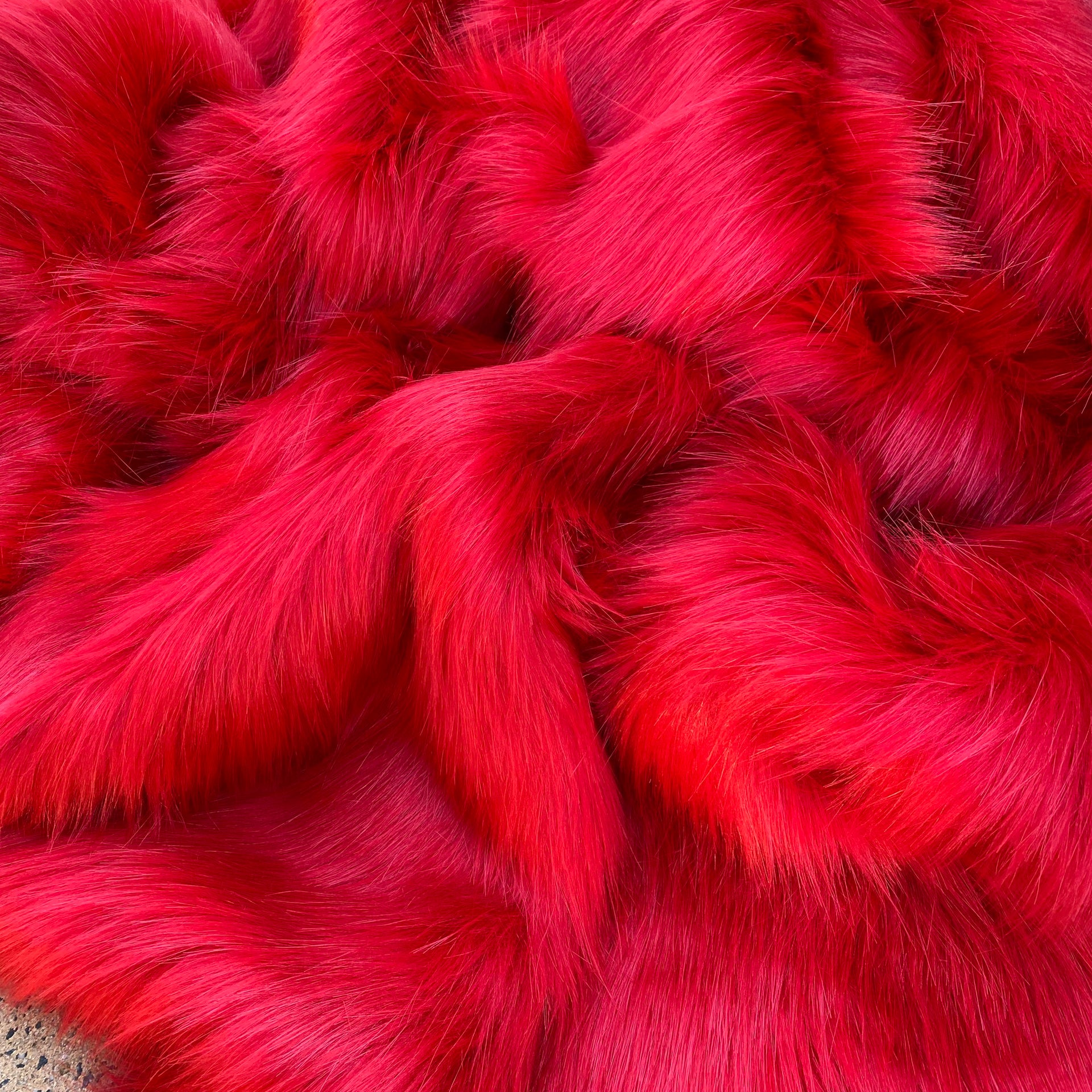 FIRE TRUCK RED - Luxury Faux Fur - 2023 Range