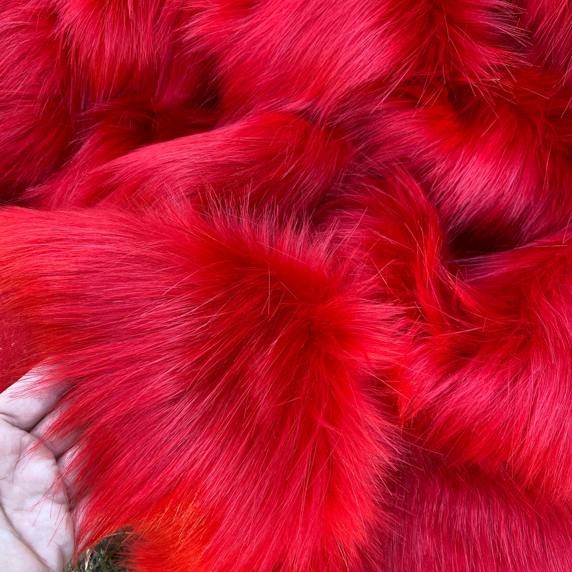 FIRE TRUCK RED - Luxury Faux Fur - 2023 Range