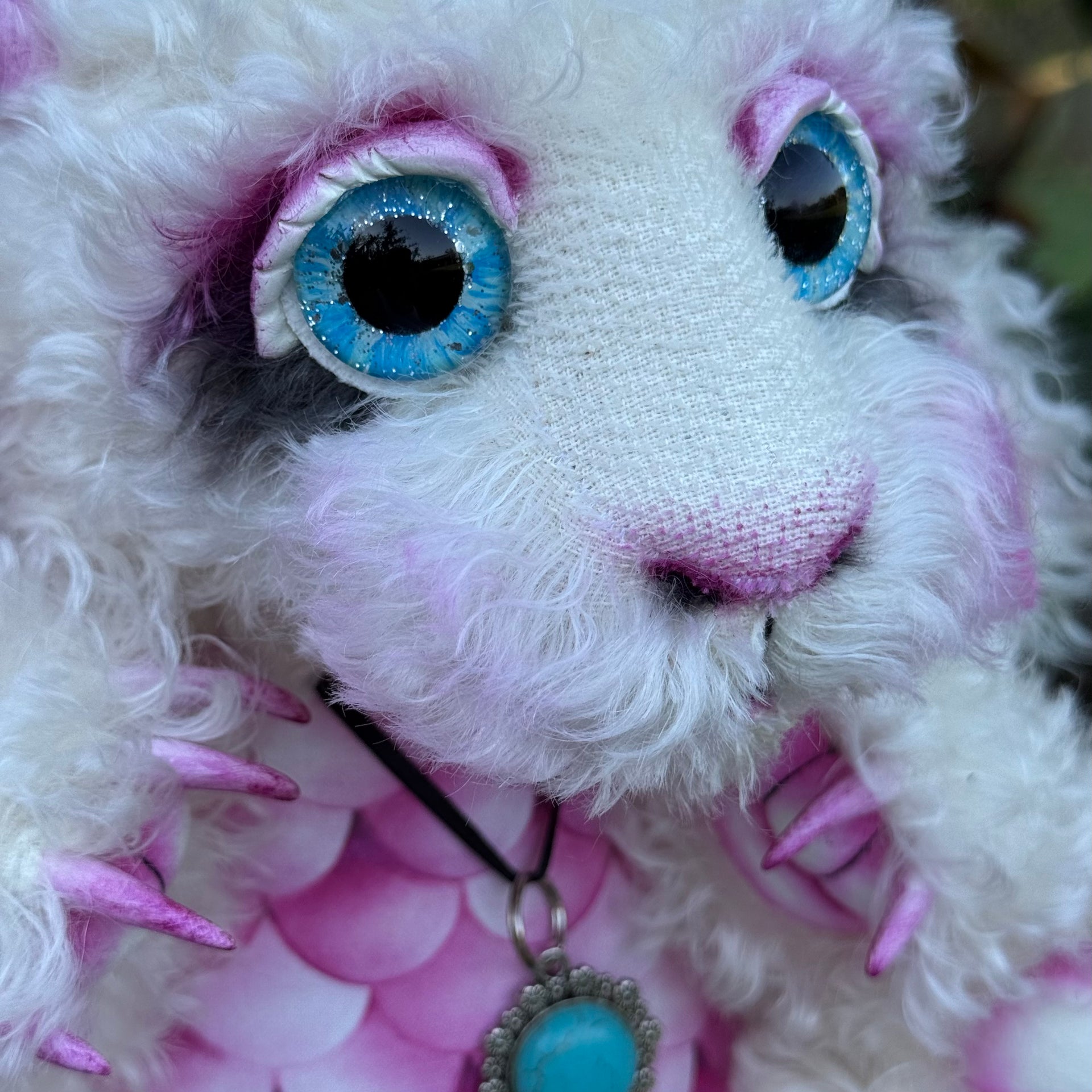 Sugarfig Giggle - 15" Kid Mohair Artist Baby Dragon by Emmas Bears - OOAK
