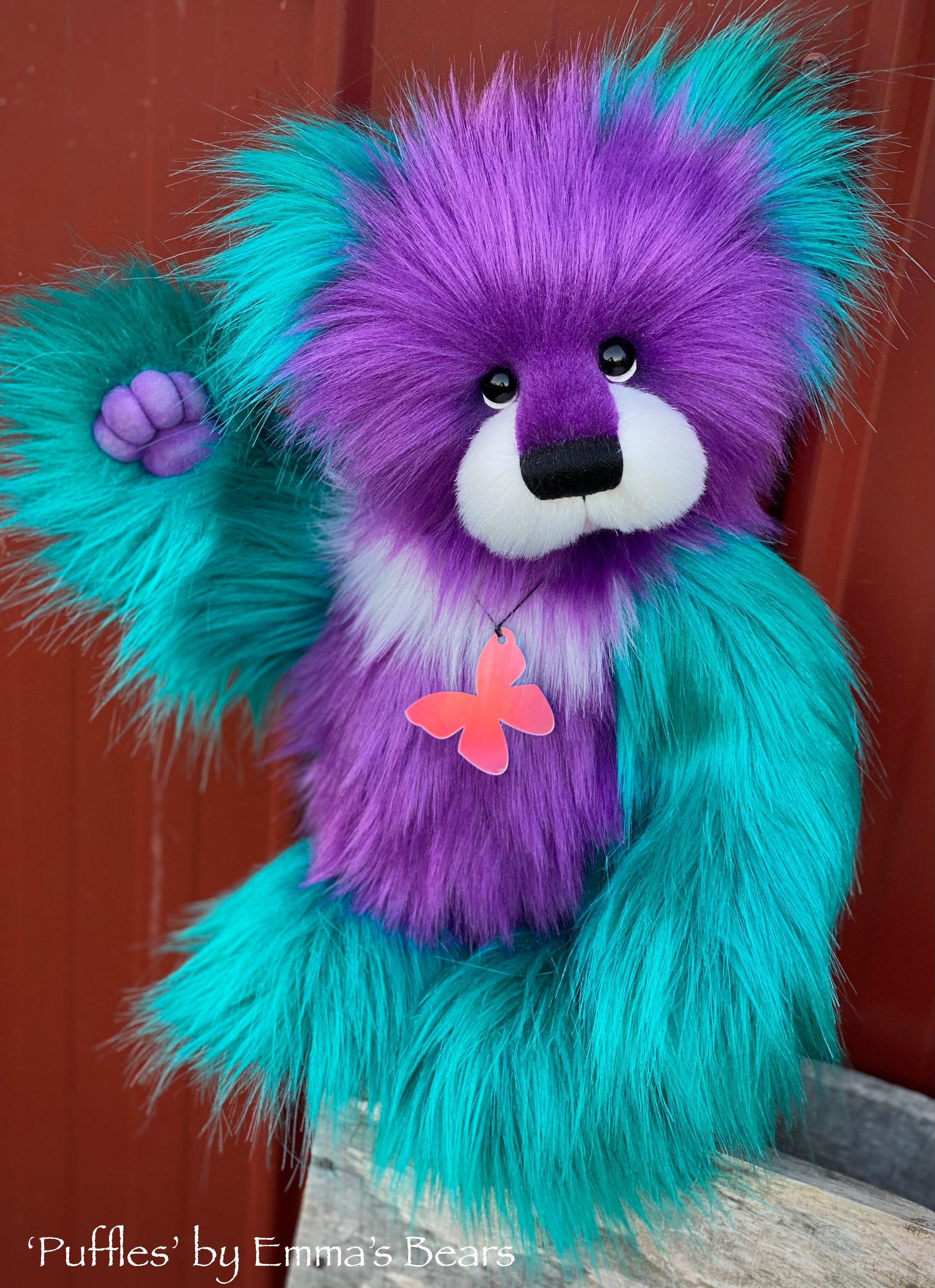 KITS - 15" Puffles faux fur bear