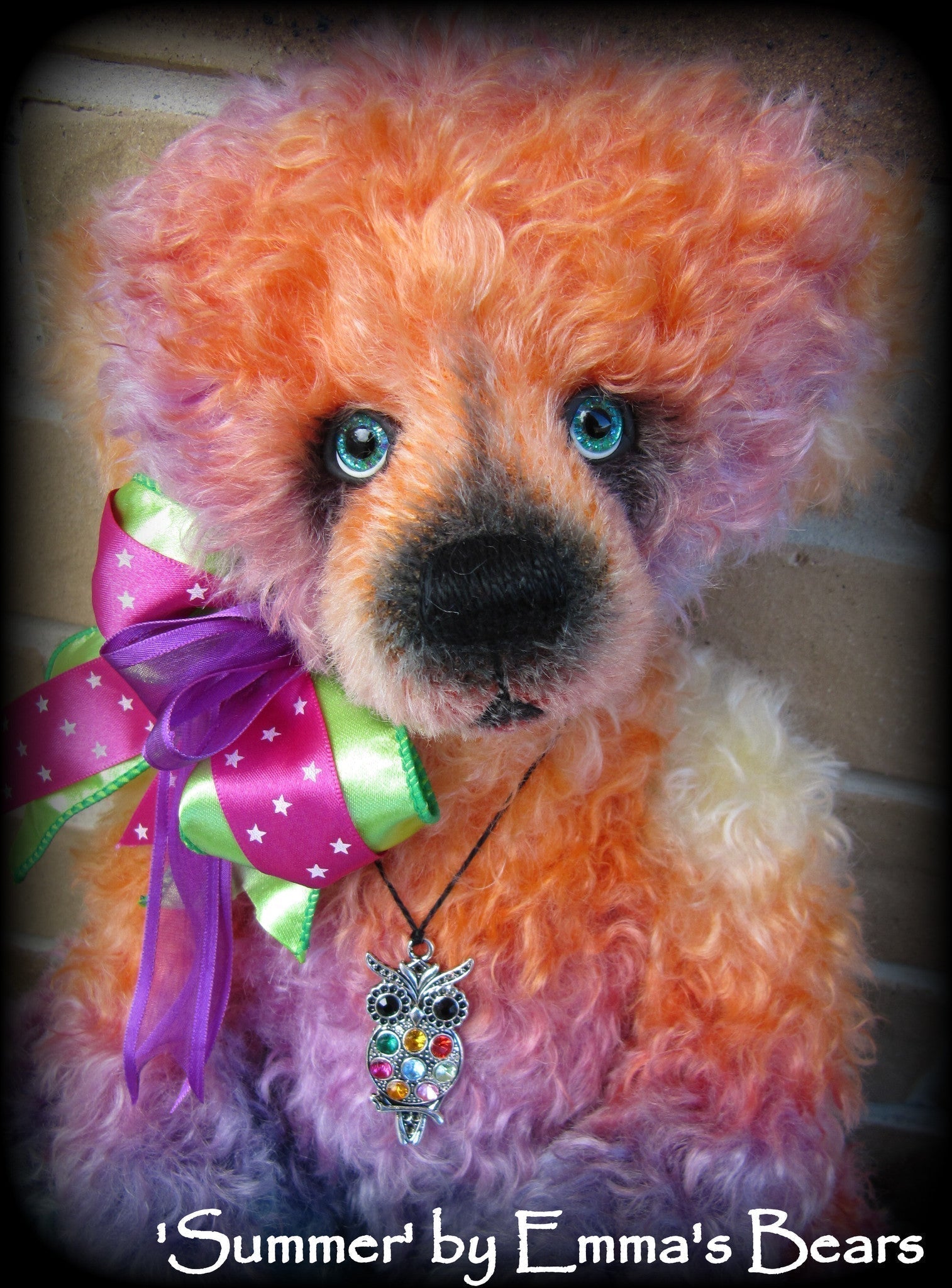 Curly Kid Mohair - Hand Dyed Pink - Fat 1/4m - MAY038