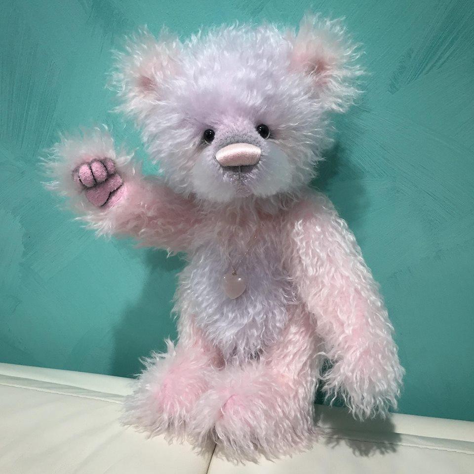 Curlylocks Mohair - Hand Dyed Lilac Pink - Fat 1/4m - OCT104