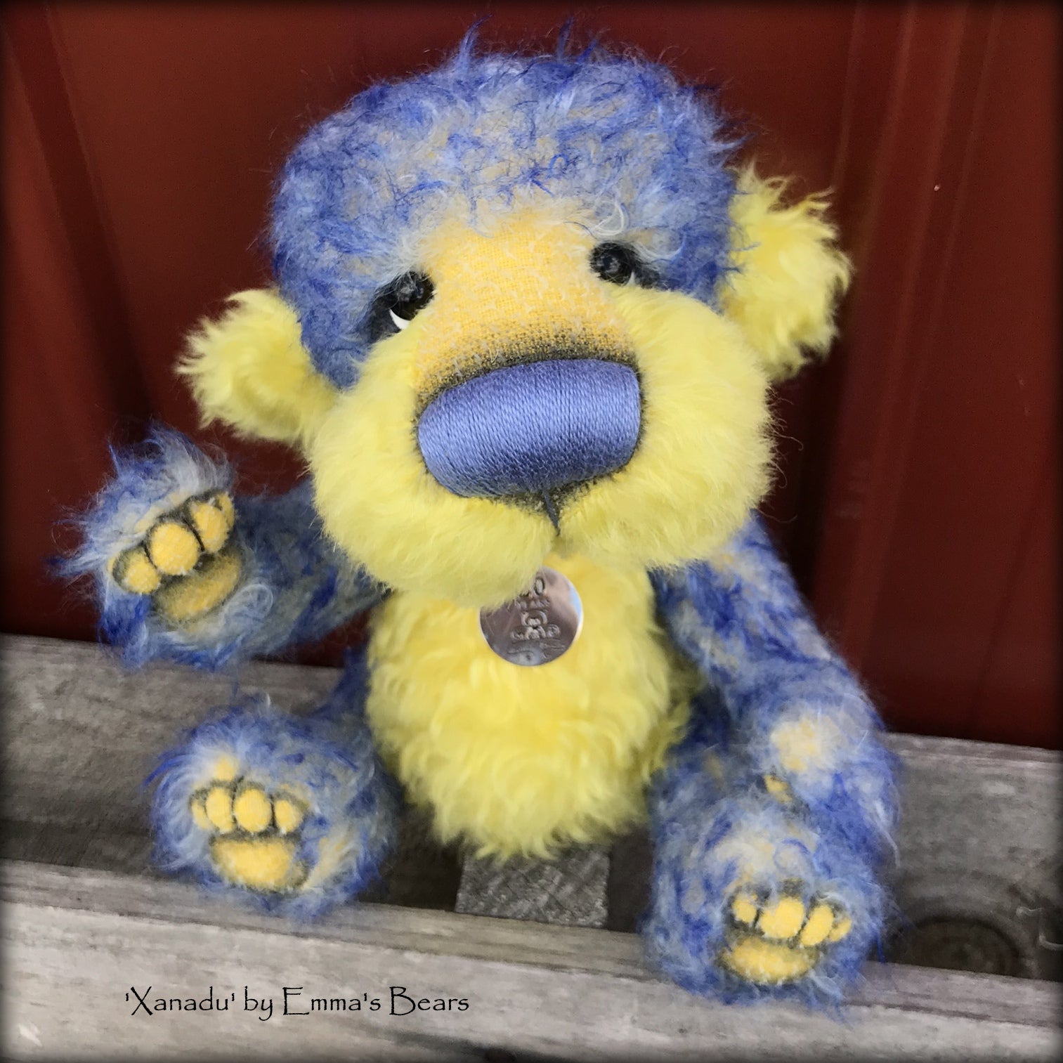 Xanadu - 20 Years of Emma's Bears Commemorative Teddy - OOAK in a series