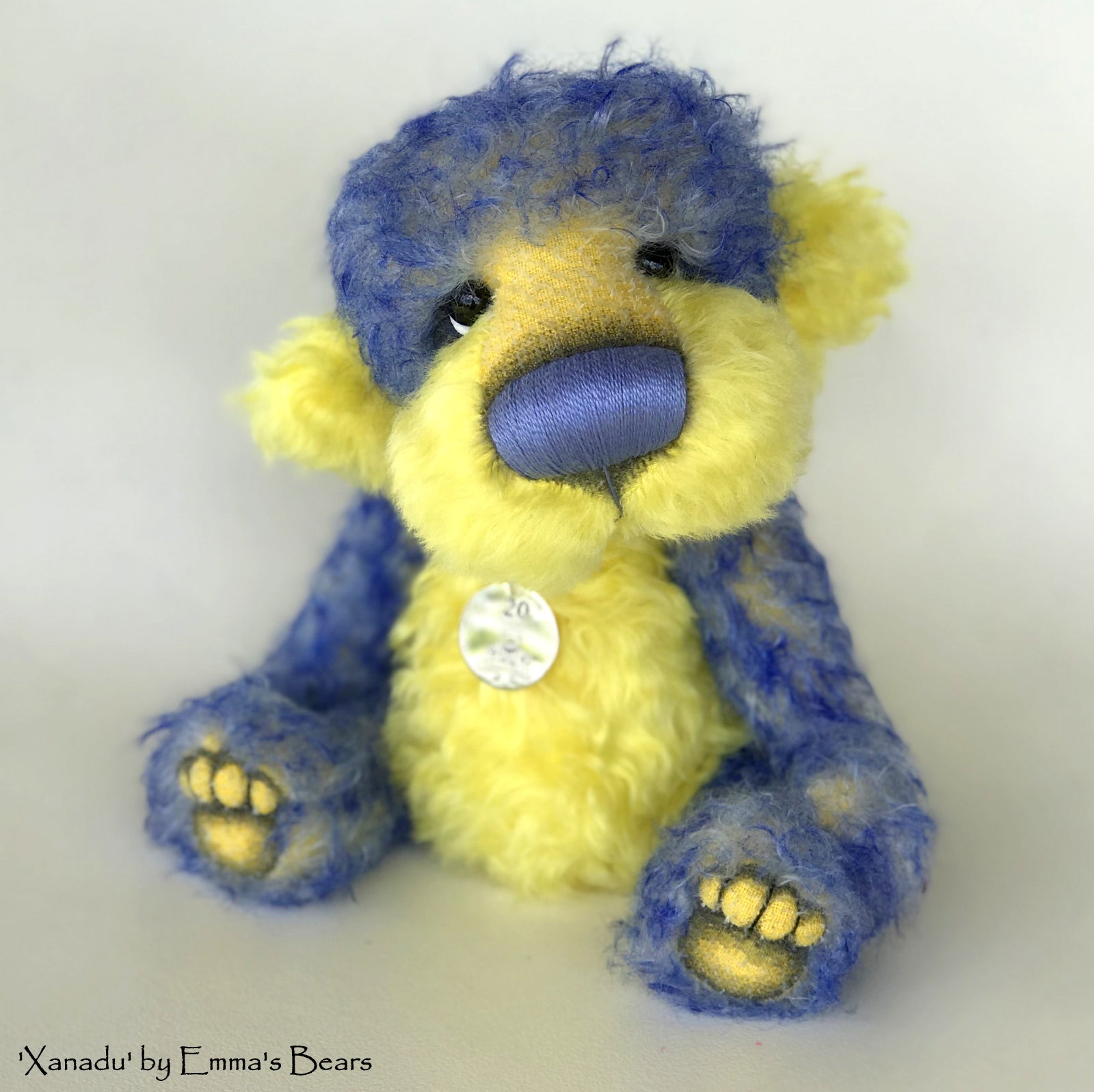 Xanadu - 20 Years of Emma's Bears Commemorative Teddy - OOAK in a series