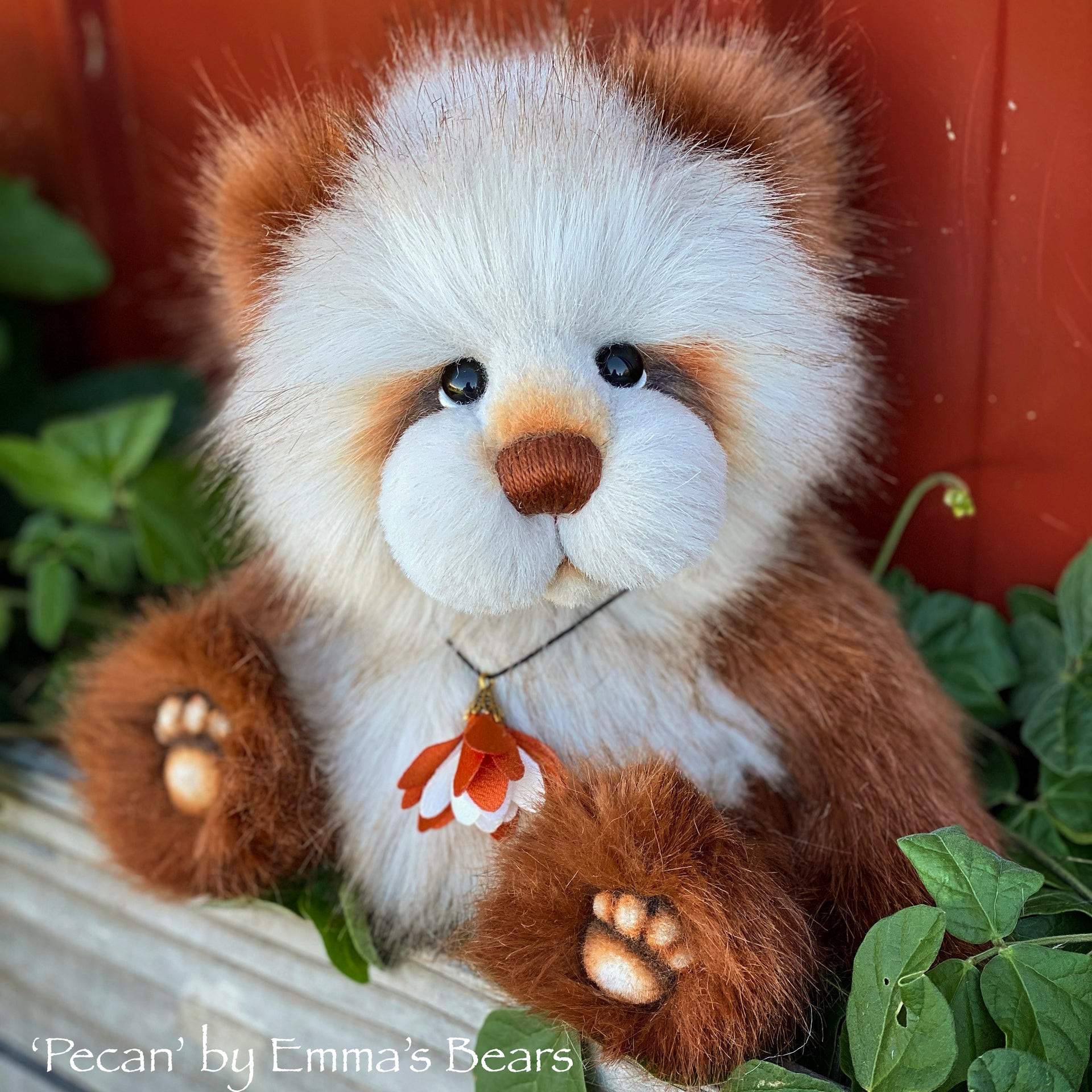 Pecan - 9" luxury faux fur artist bear by Emmas Bears - OOAK