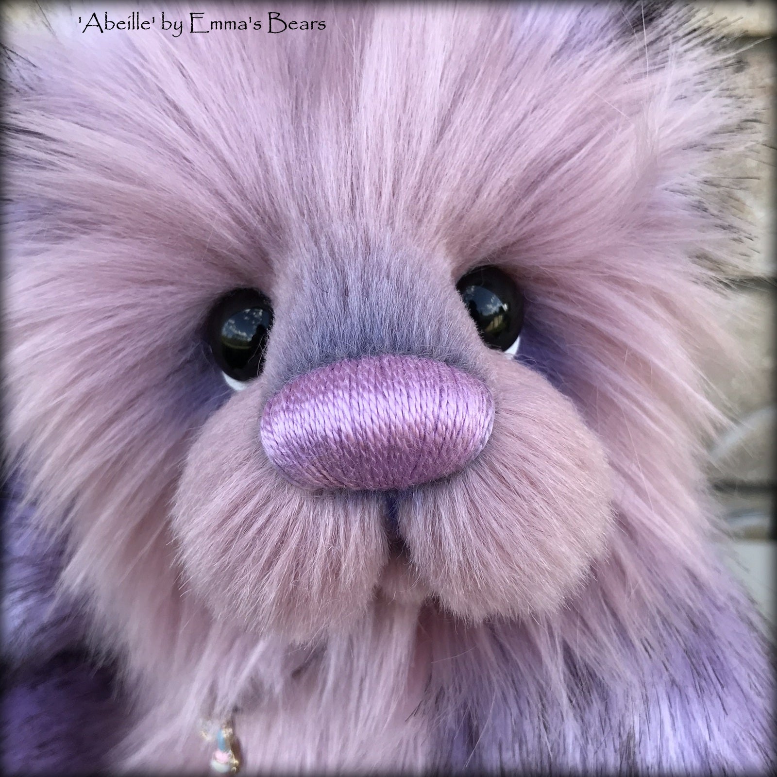 Abeille - 12" faux fur Artist Bear by Emma's Bears - OOAK