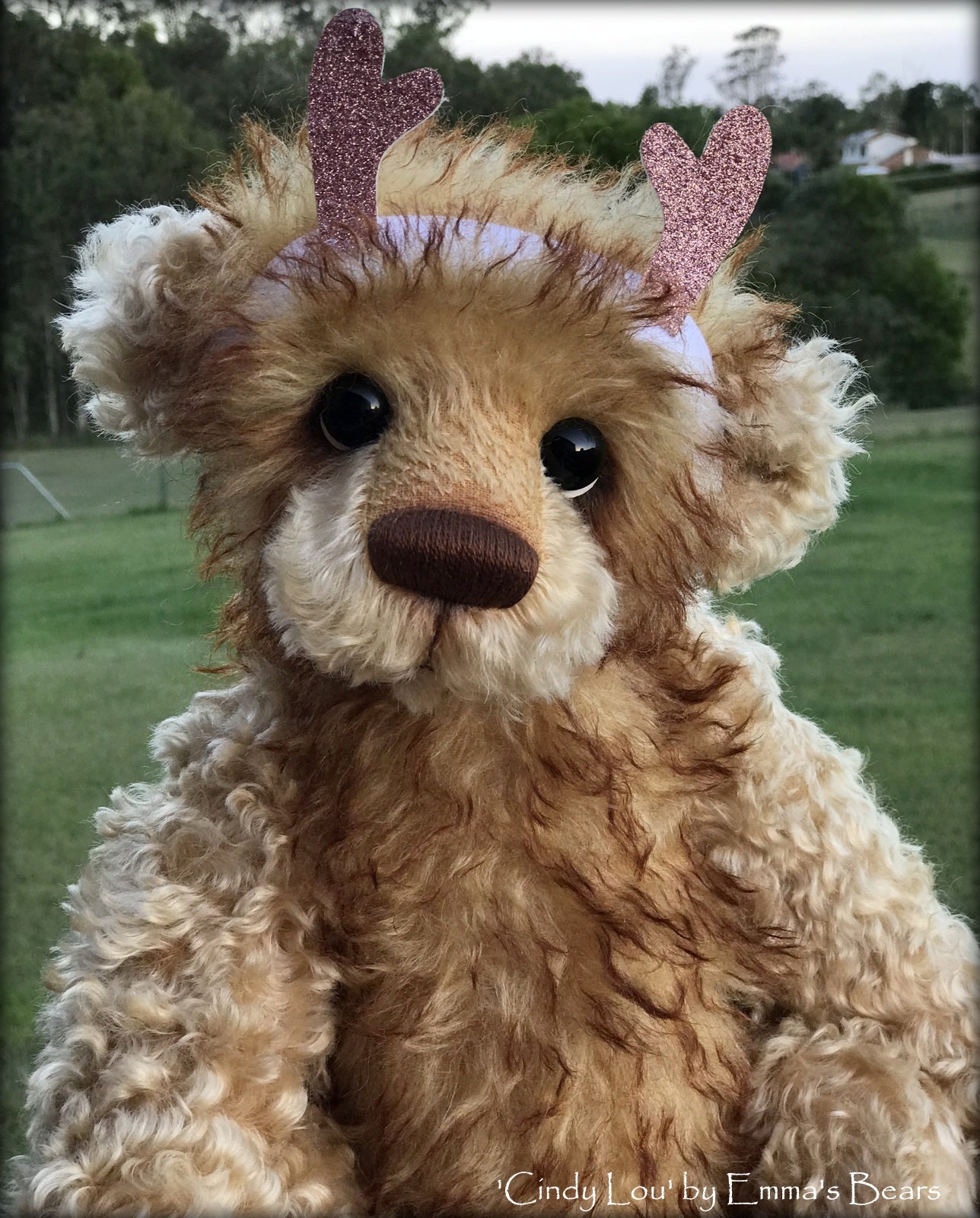 Cindy Lou - 21" Christmas 2018 Toddler Artist Bear by Emma's Bears - OOAK