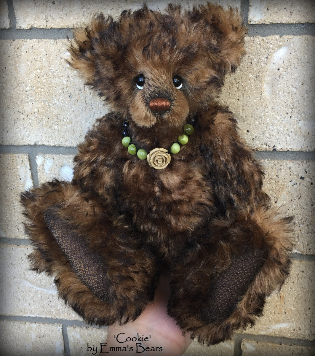 Cookie - 13" kid mohair artist bear  - OOAK by Emma's Bears