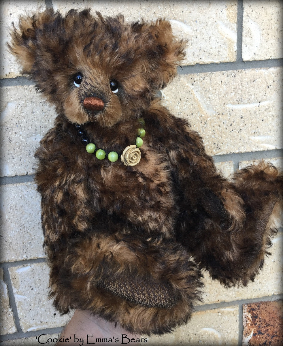 Cookie - 13" kid mohair artist bear  - OOAK by Emma's Bears