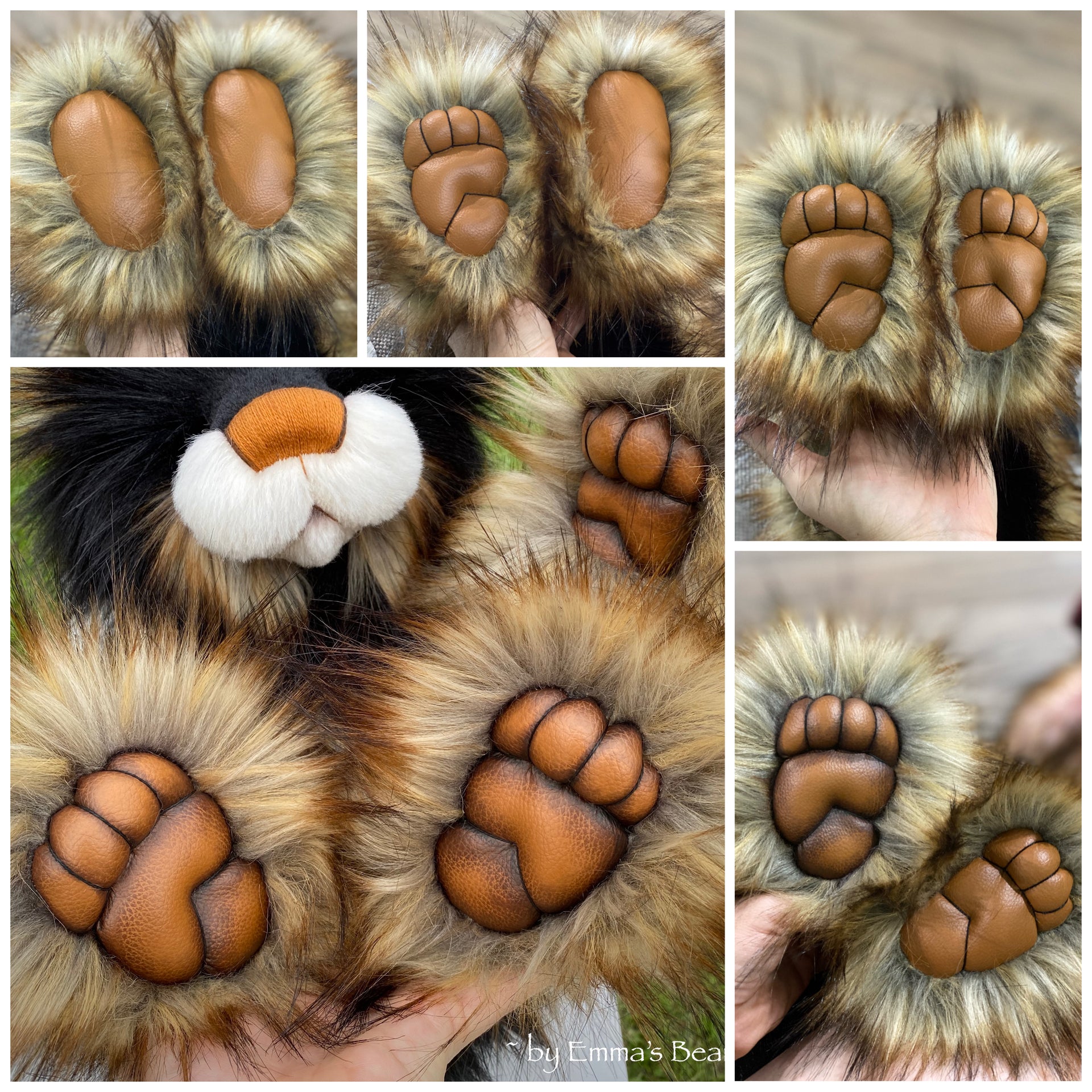 Paw Pad Faux Leather and Suede - 17 colours available