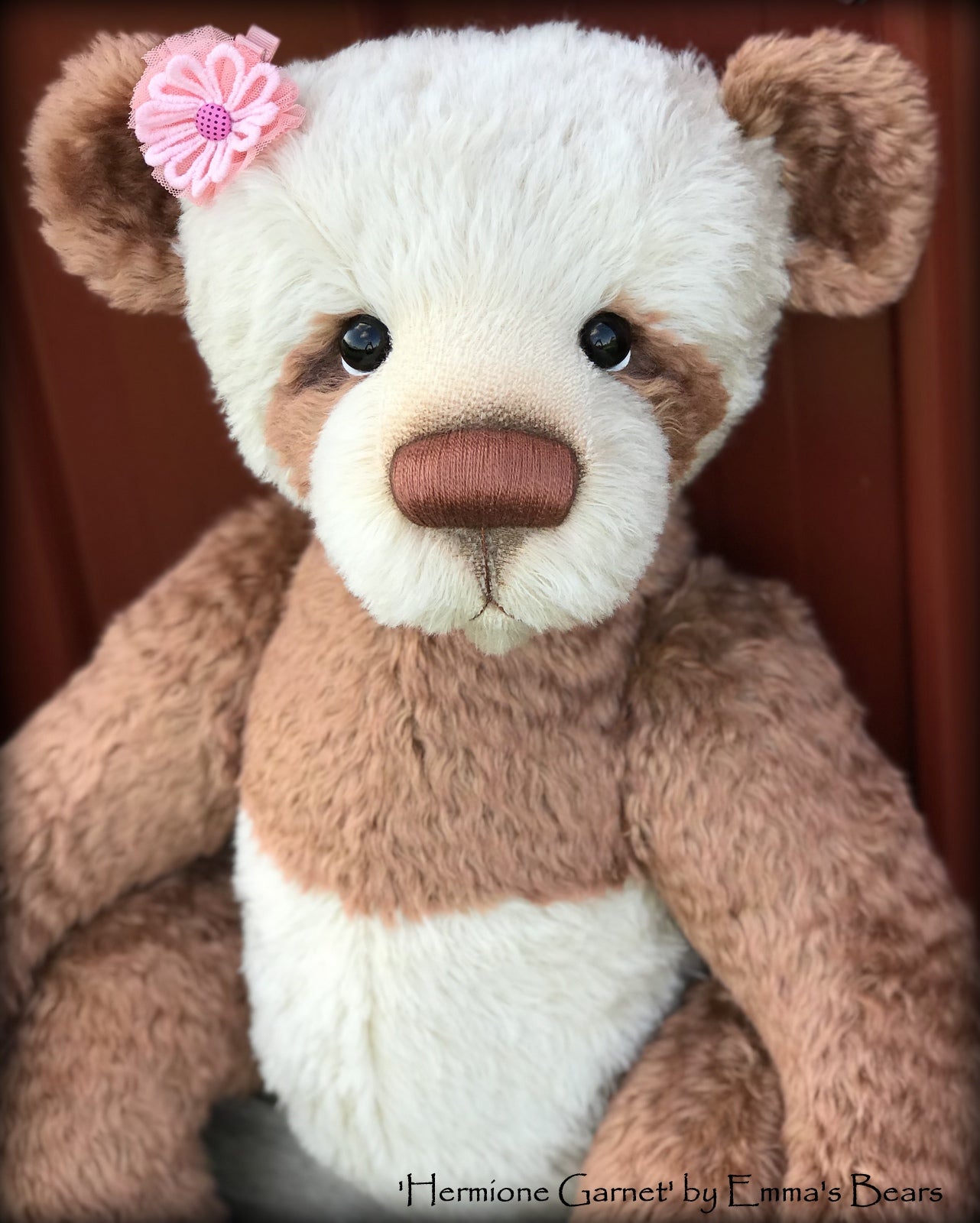 Hermione Garnet - 28" Mohair Artist Bear by Emmas Bears - OOAK