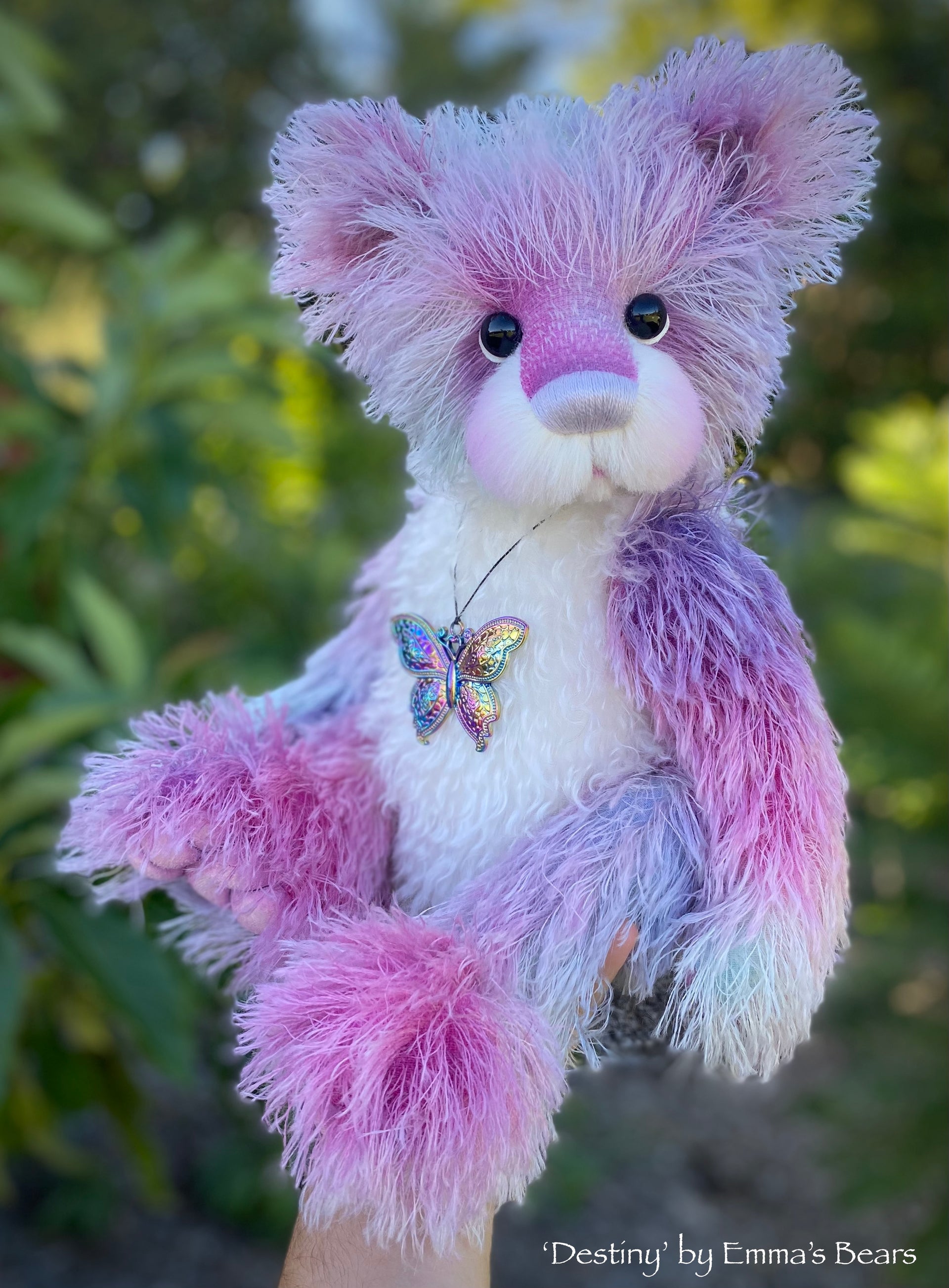 Destiny - 18" Hand-dyed Mohair Artist Bear by Emmas Bears - OOAK