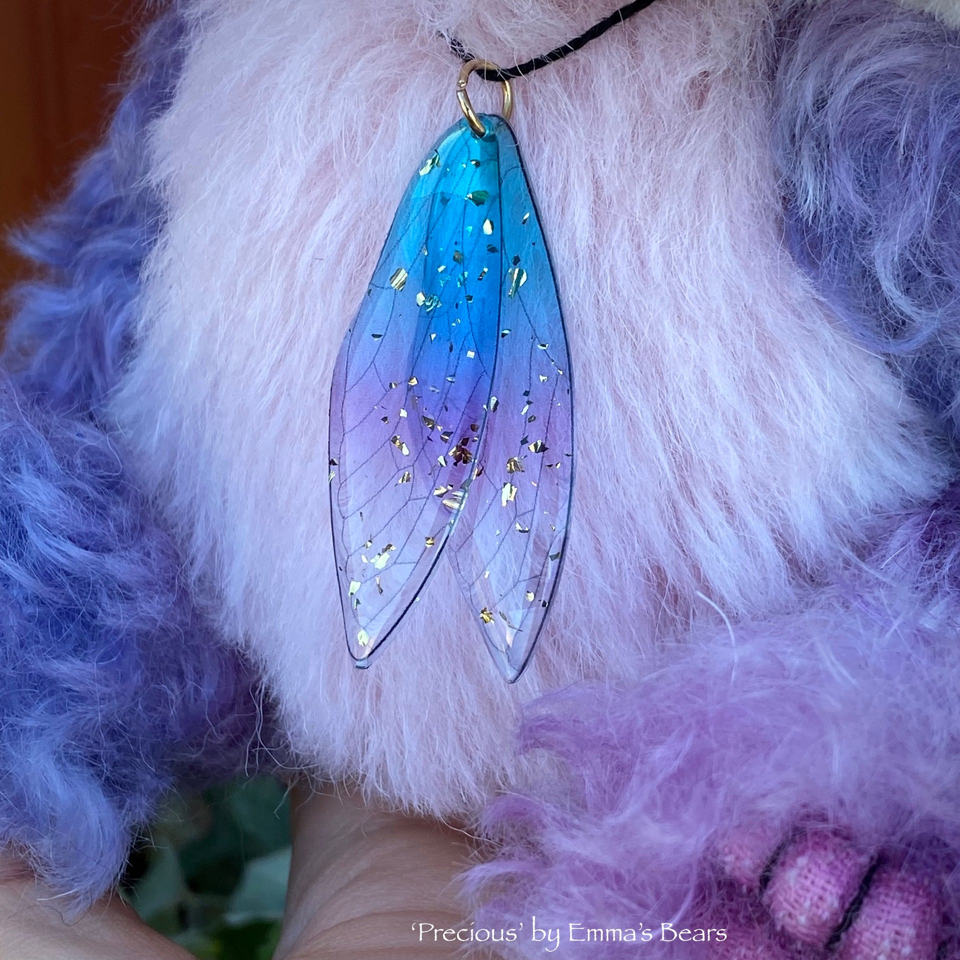 Precious- 9" alpaca and curly kid mohair artist bear by Emma's Bears - OOAK