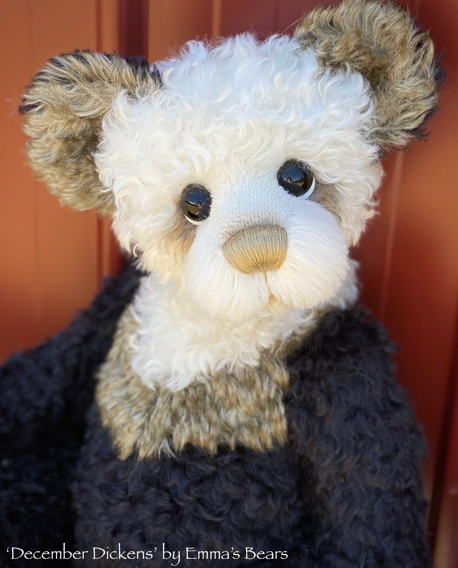 Sable - Black curly Kid Mohair