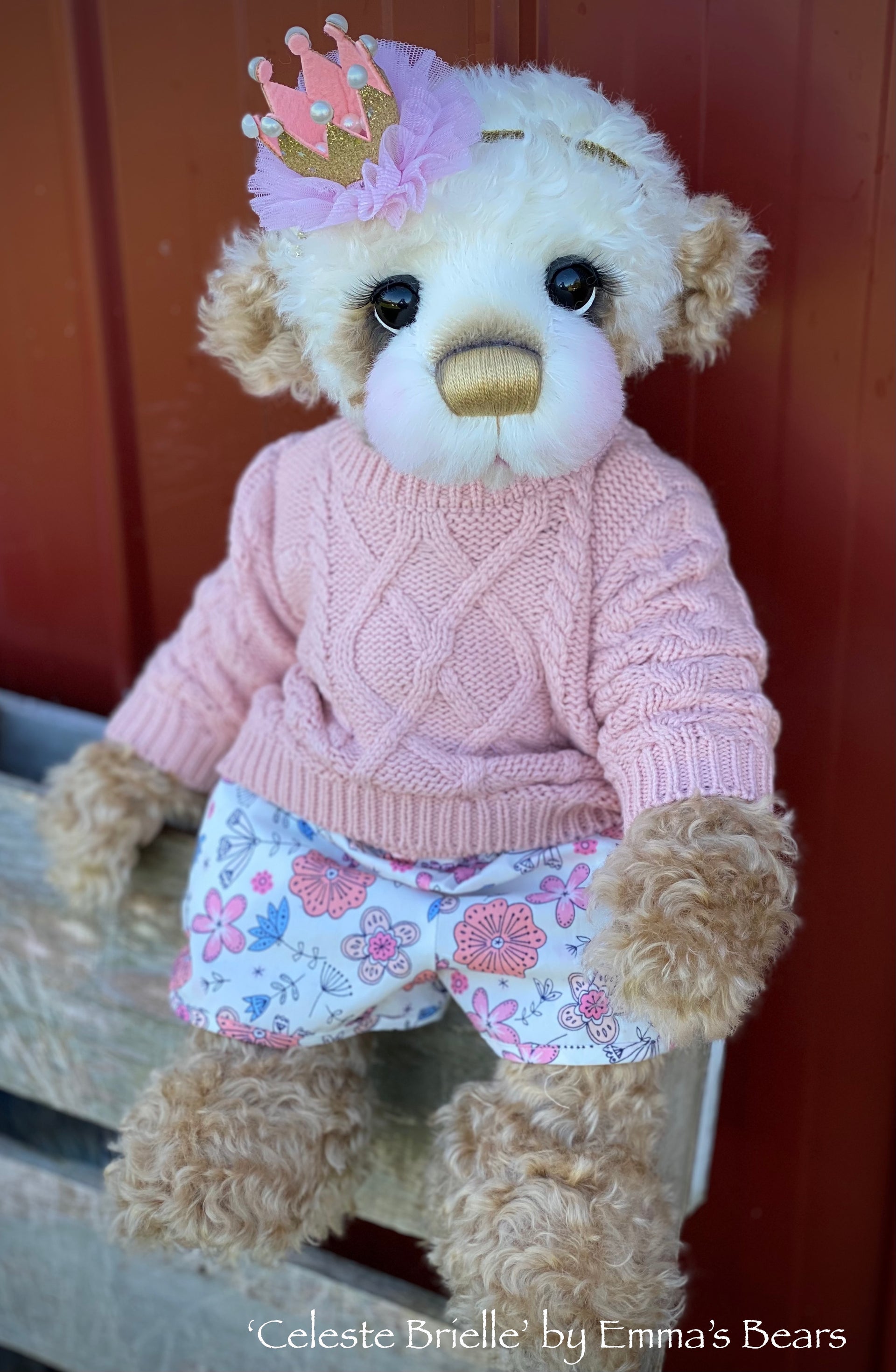 Celeste Brielle - 21" Mohair Toddler Artist Bear by Emma's Bears - OOAK