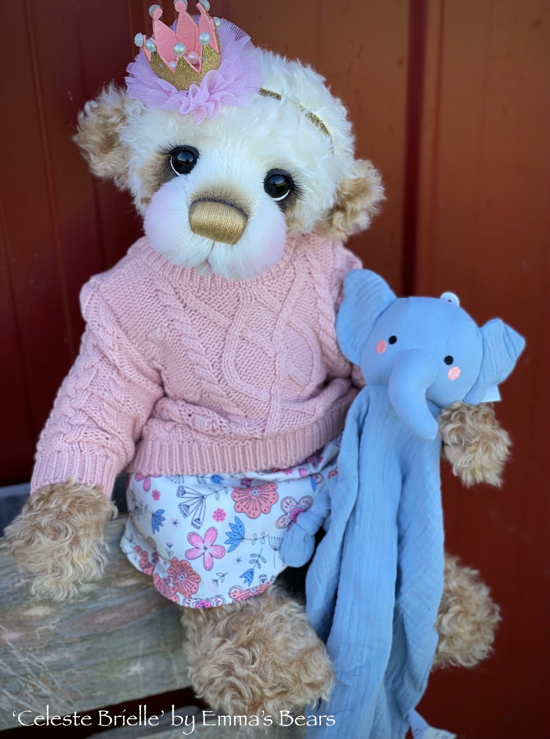 Celeste Brielle - 21" Mohair Toddler Artist Bear by Emma's Bears - OOAK