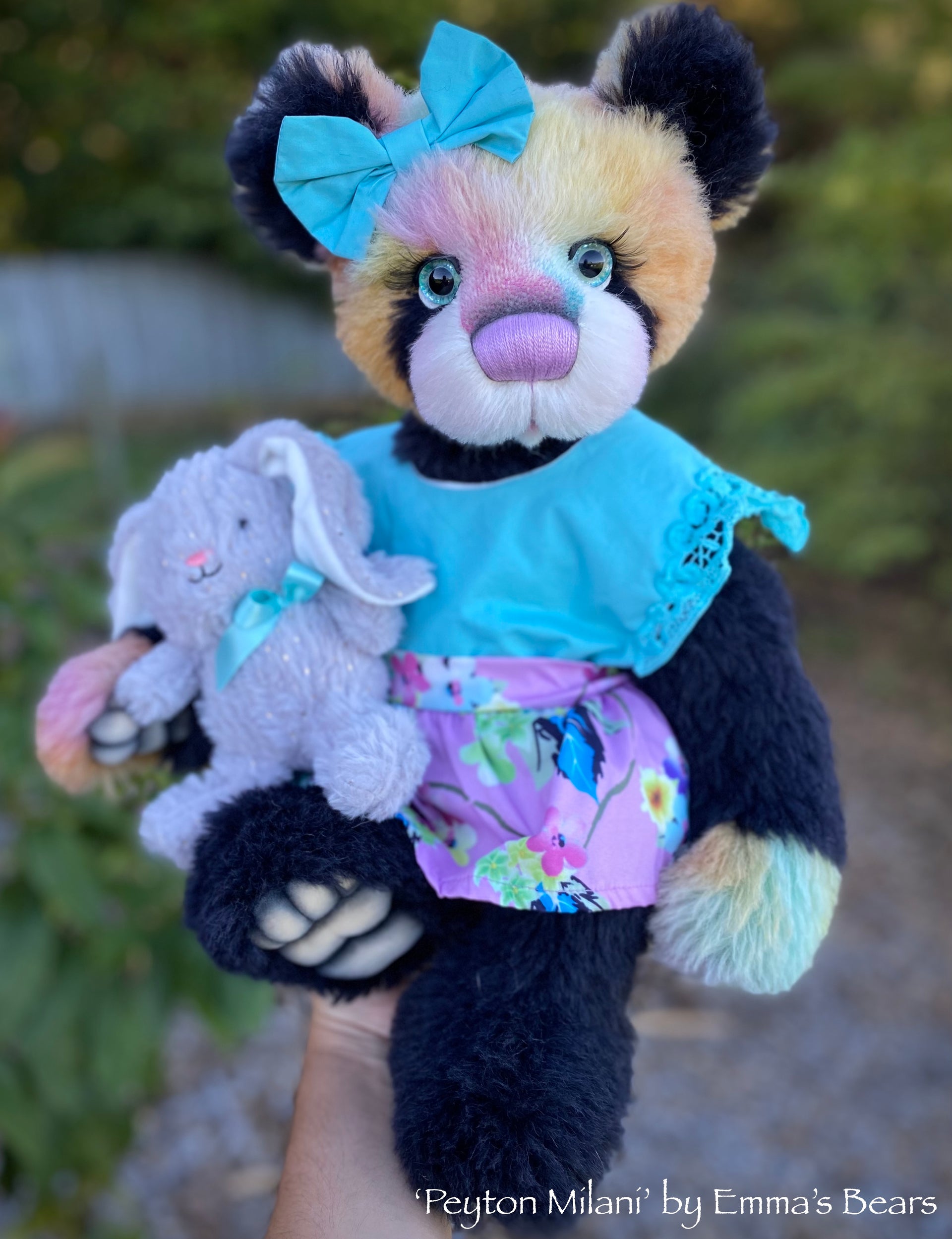 Peyton Milani - 21" Alpaca Toddler Artist Bear by Emma's Bears - OOAK