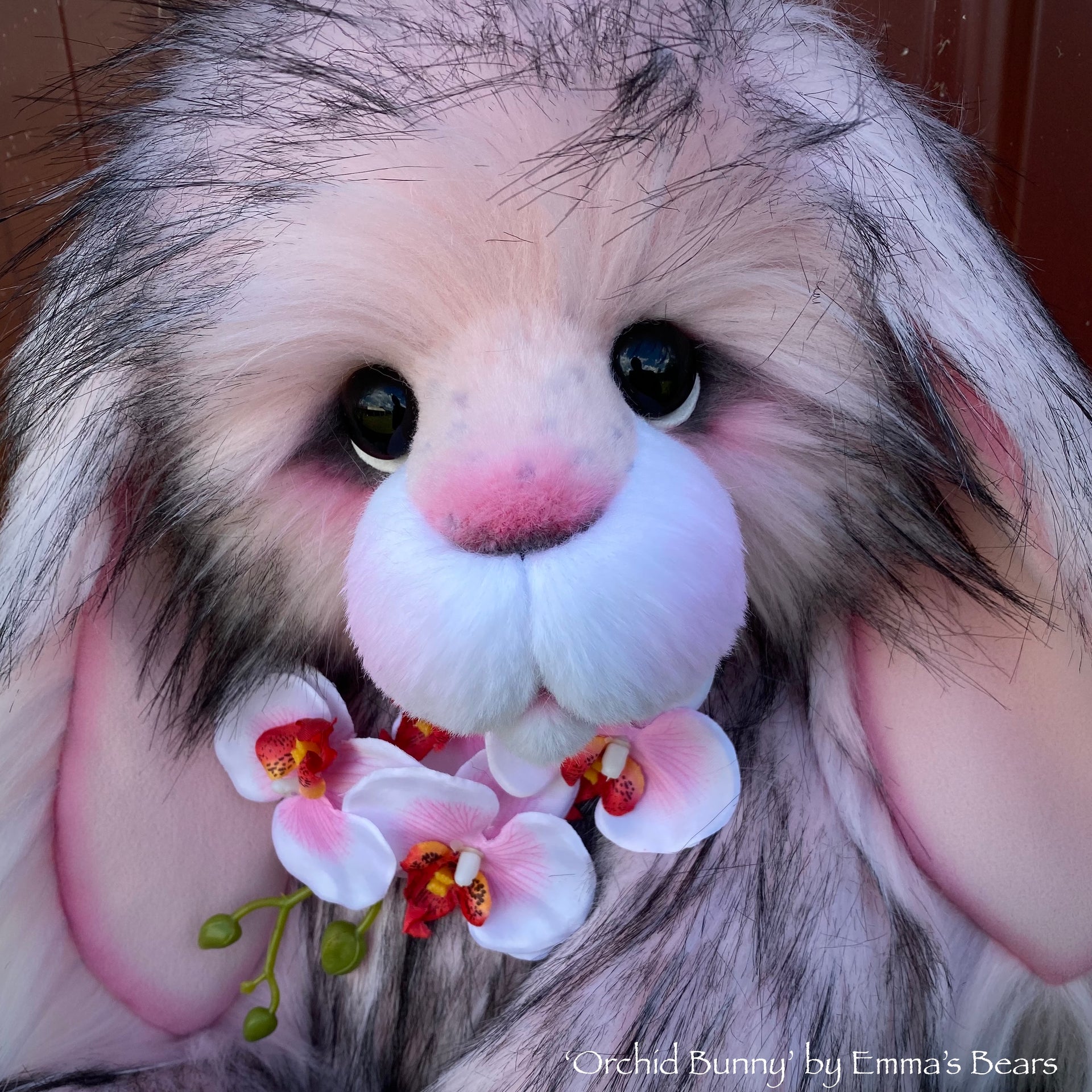 KIT - 21" Faux Fur Orchid Bunny
